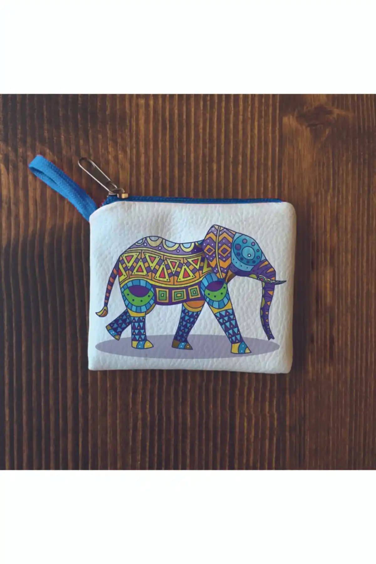 Filemo Tasarım Beyaz Mini Kadın Bozuk Para Cüzdanı Şık ve Fonksiyonel Tasarım