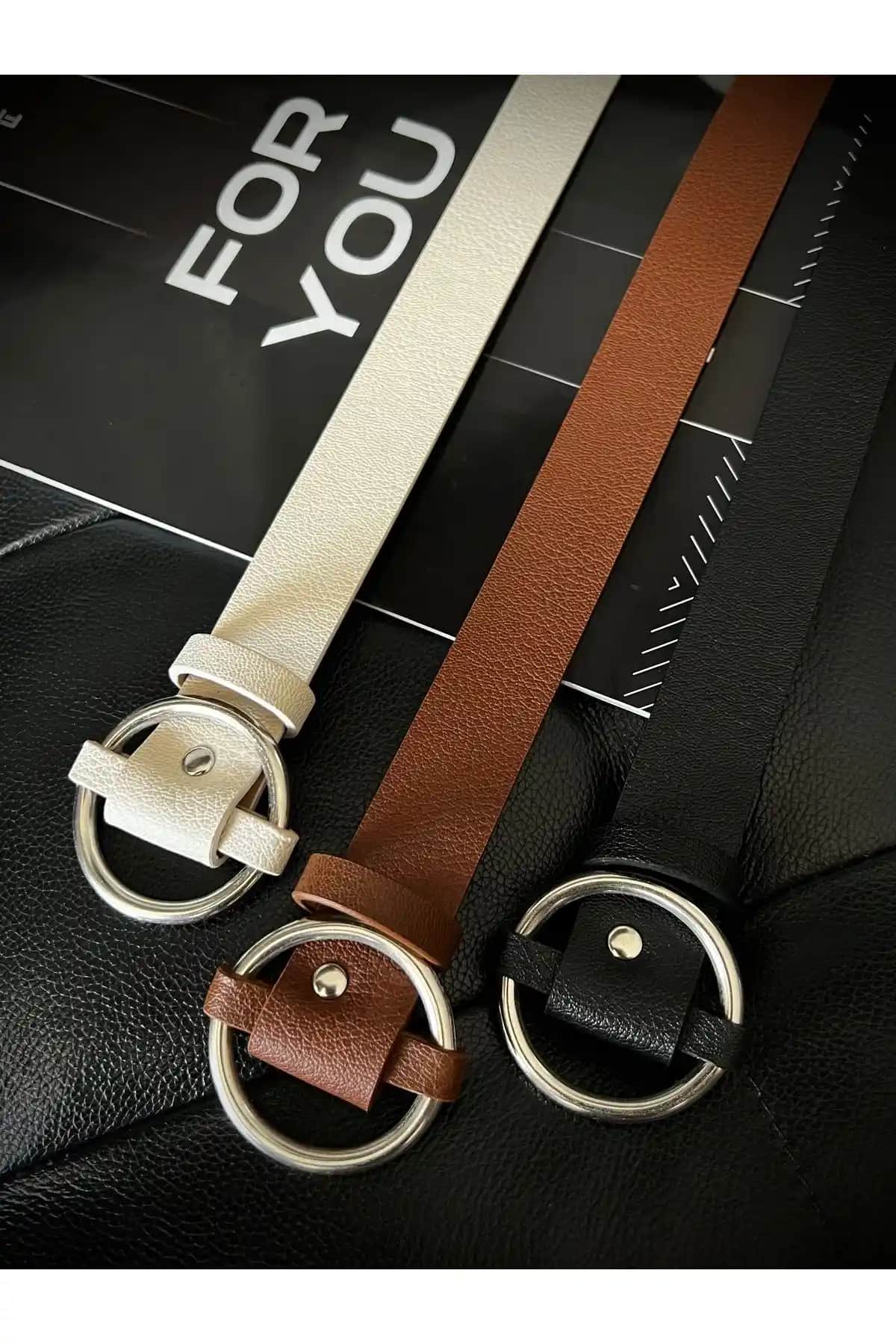 Fiori 3'lü Kadın Kemer Seti Siyah Renk, Çeşitli Kullanım Alanları ve Dayanıklılık