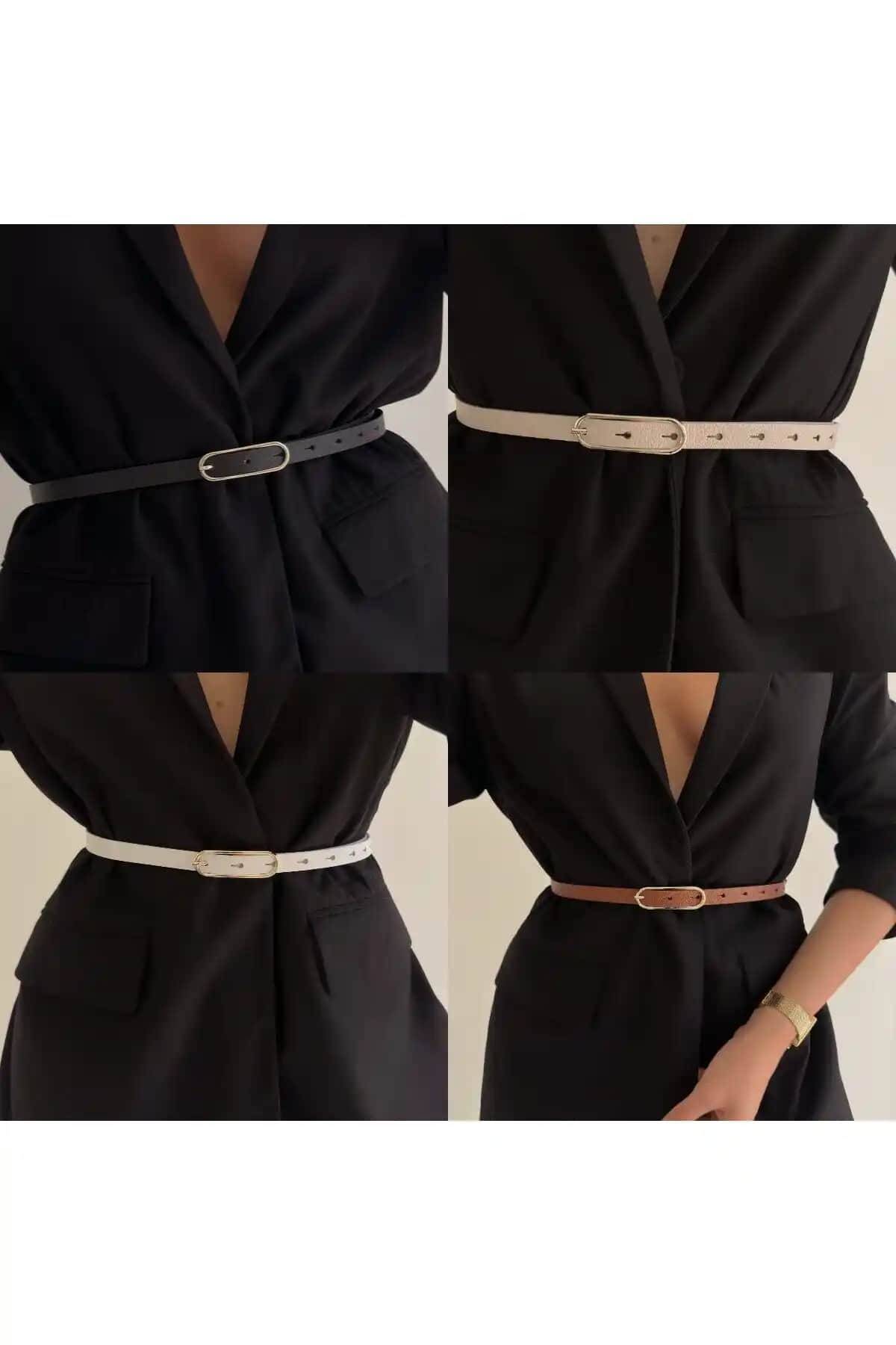 Fiori Geniş Tokalı İnce Kadın Pantolon Kemeri: Şık ve Etik Aksesuar Seçenekleri