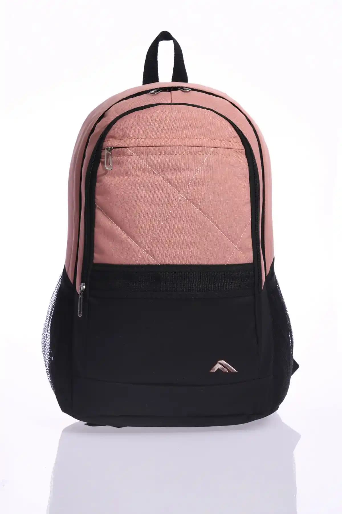 Fiyaka PL-0303 Unisex Okul ve Seyahat Çantası Gülkurusu Şık ve Dayanıklı Tasarım