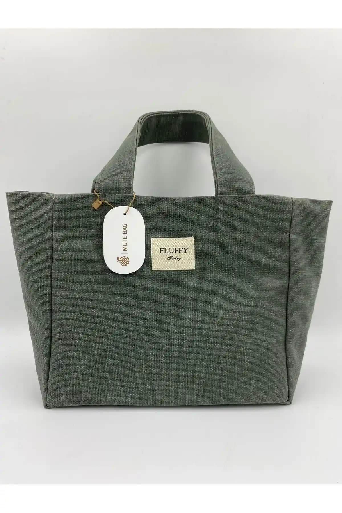 Fluffy Seaweed Mumlu Kanvas Kadın Omuz Çantası Şıklık ve Fonksiyonelliği Bir Arada Sunar