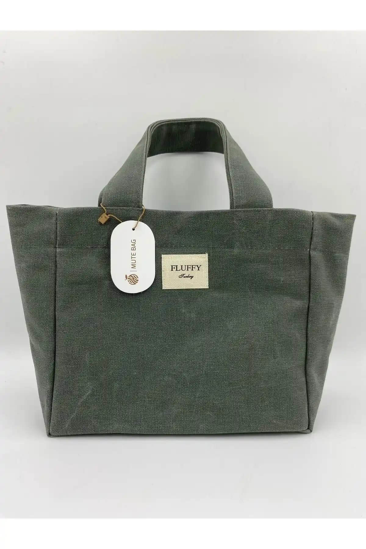 Fluffy Seaweed Mumlu Kanvas Kadın Omuz Çantası Şıklık ve Fonksiyonelliği Bir Arada Sunar