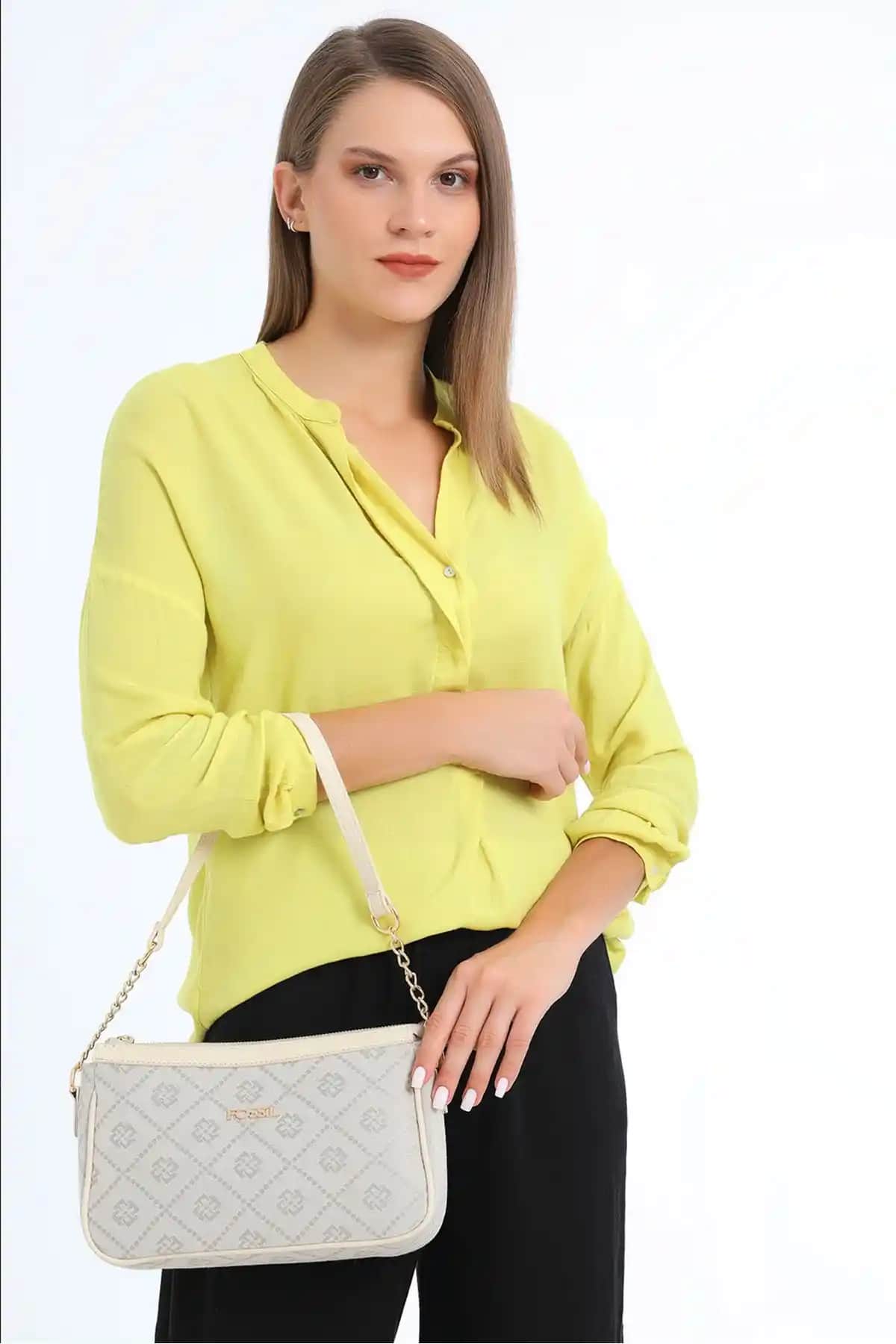 Fossil Kadın Omuz Çantası 05fs22y277 Modern ve Kullanışlı Günlük Çanta