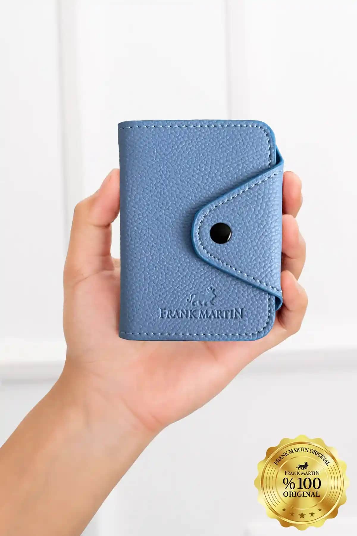 Frank Martin İnce Model 10 Kartlık Cüzdan Vegan Deri, Şık ve Dayanıklı Tasarım