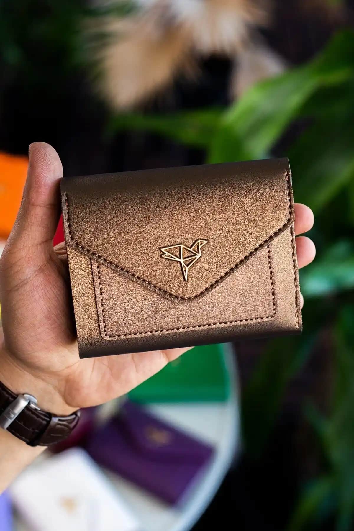 Garbalia Colombia Vegan Deri Kadın Mini Cüzdanı Şık ve Fonksiyonel Tasarım