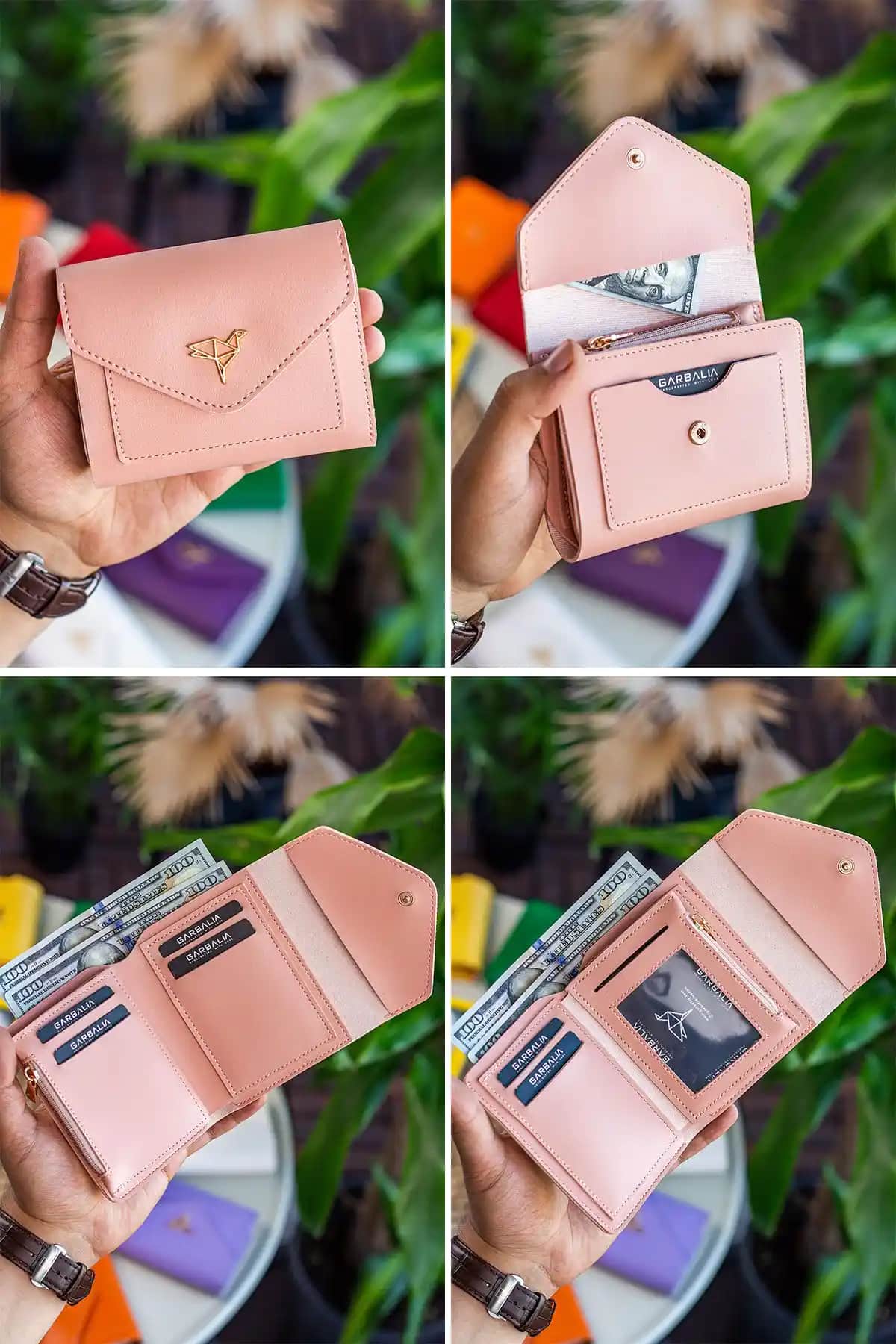 Garbalia Colombia Vegan Deri Mini Cüzdan Kadınlar İçin Şık ve Dayanıklı Tasarım