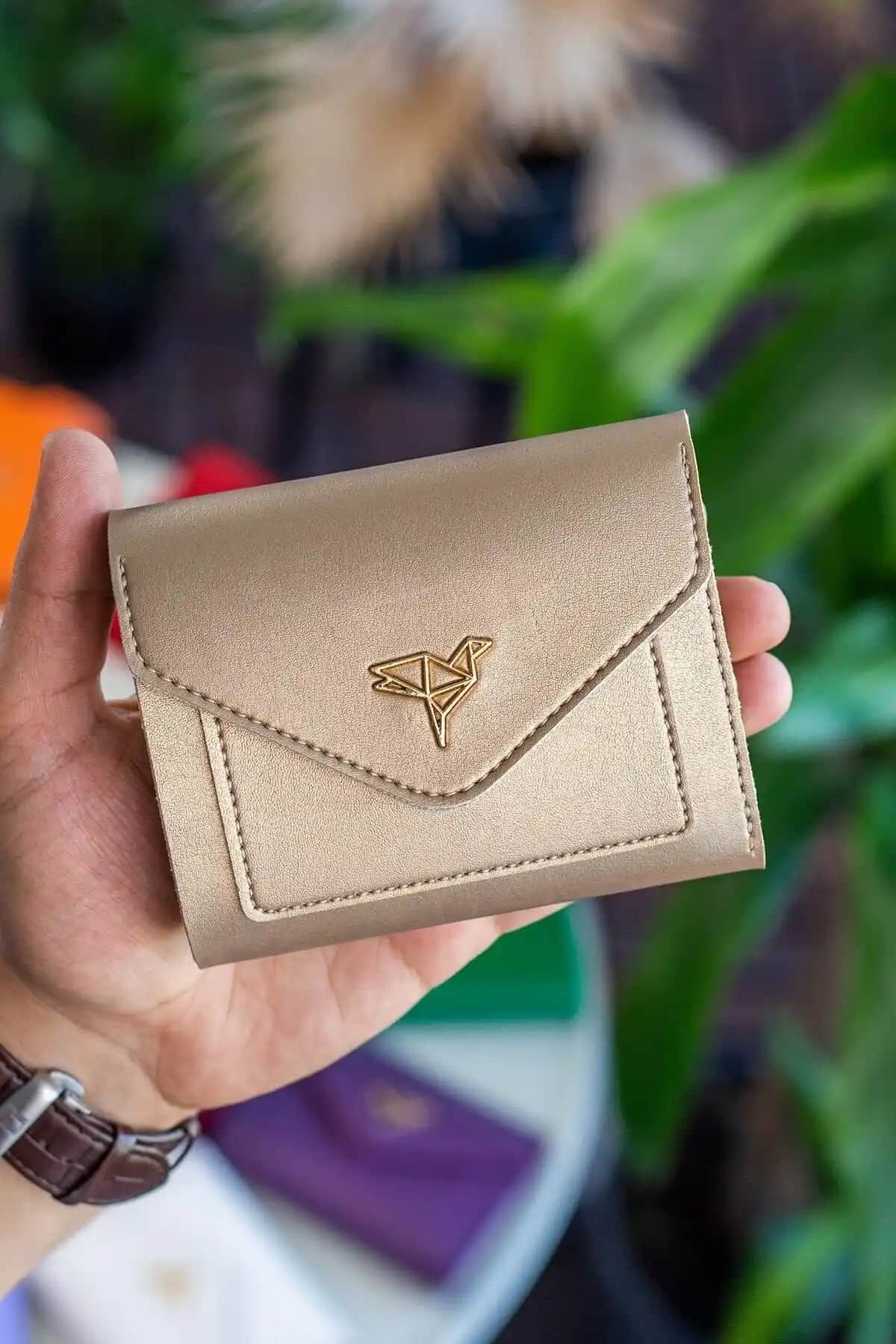 Garbalia Colombia Vegan Deri Mini Kadın Cüzdanı Şık ve Fonksiyonel Tasarım