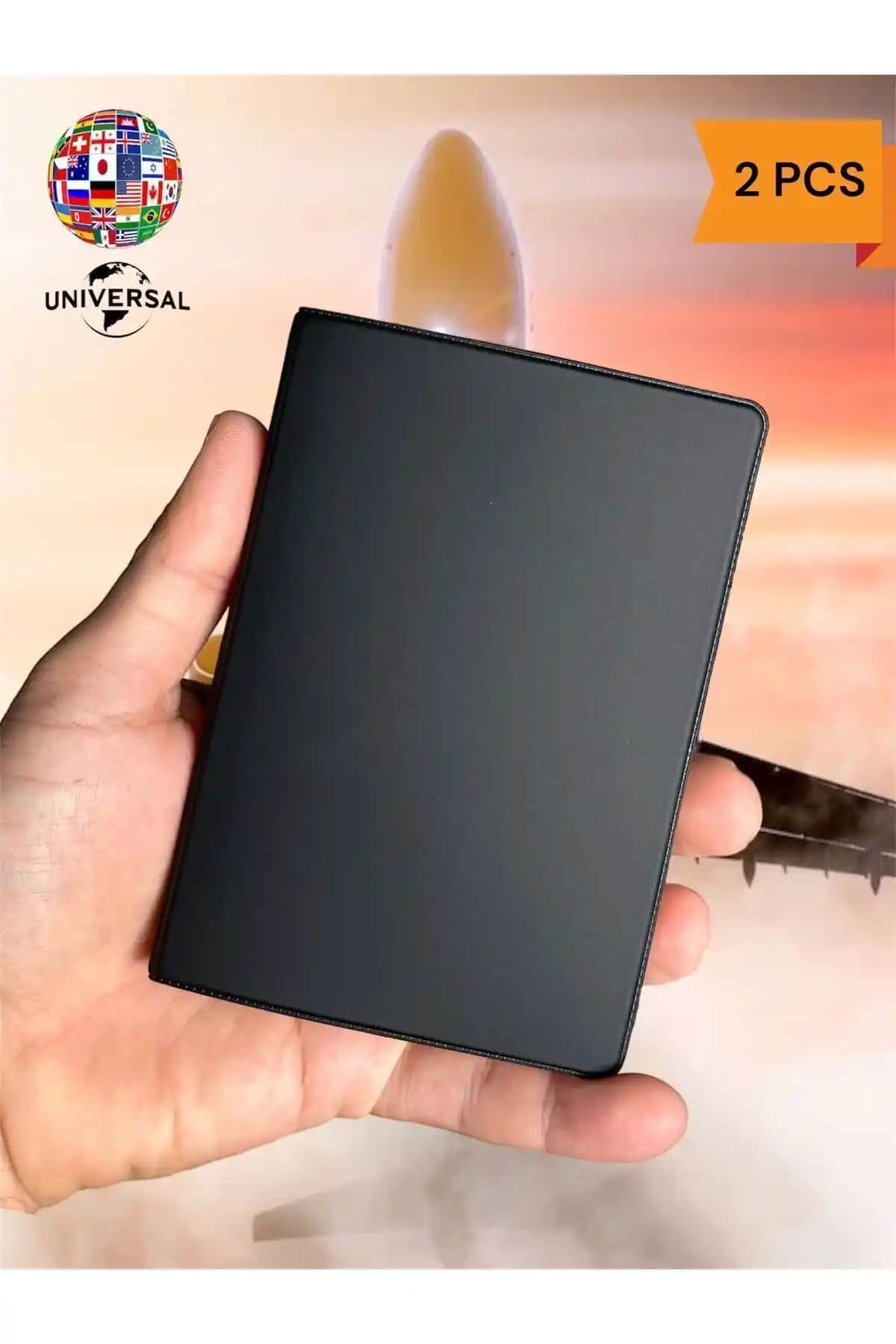 Gempo Su Geçirmez Vinleks Deri Pasaport Kılıfı Çift Paket Şıklık ve Güvenlik Sunar