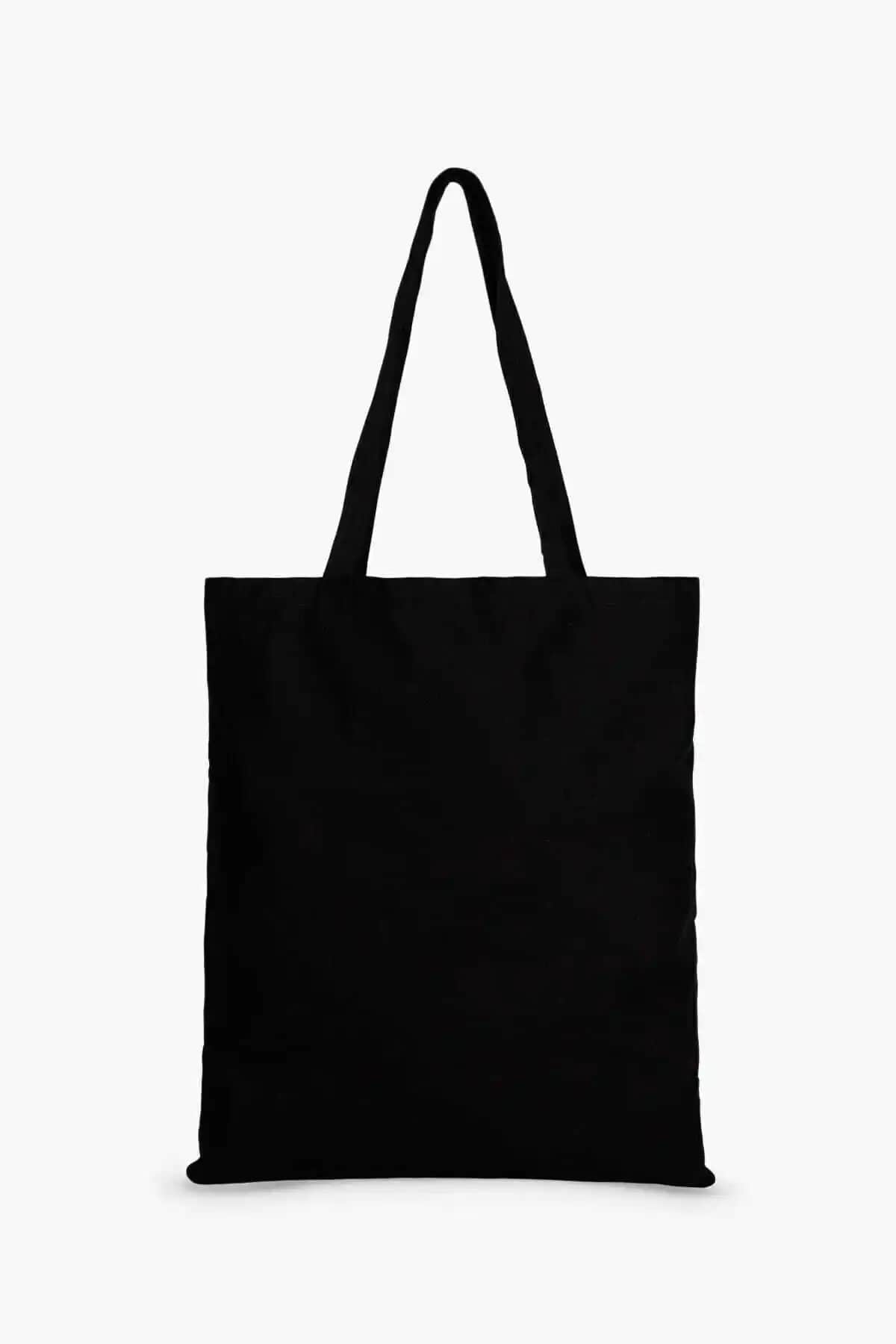 Genel Markalar Siyah Bez Çanta Günlük Kullanım İçin Şık ve Dayanıklı Alternatif