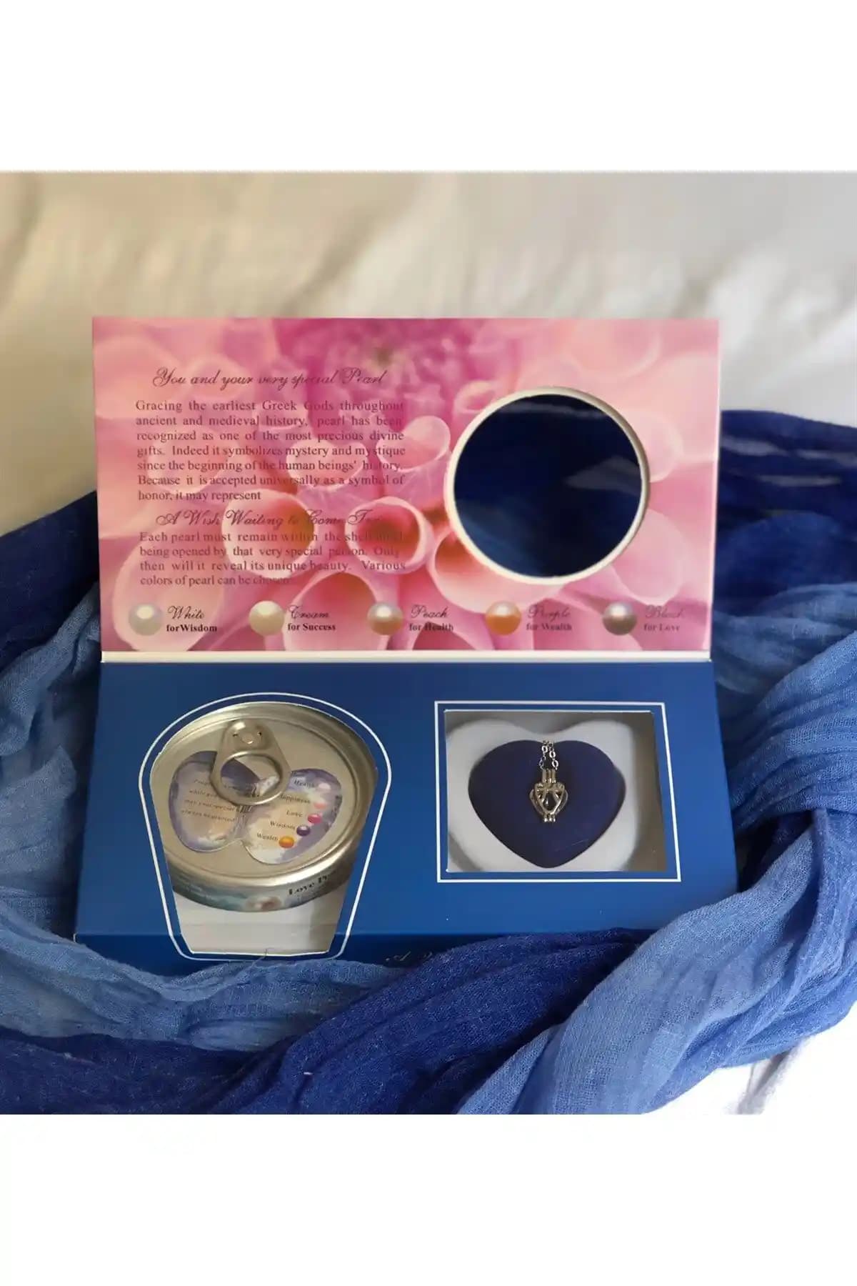 Gerçek İnci ve Istiridye Motifli Zarif Gümüş Kolye Hediye Seçenekleri