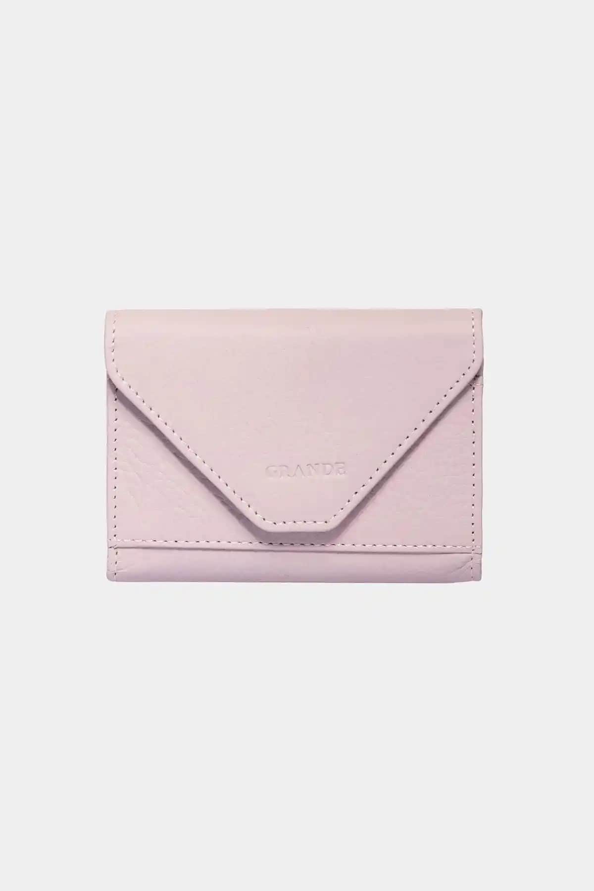 Grande 3639 Hakiki Deri Yatay Kartlık Cüzdan Mor Renkli, Pratik ve Şık Tasarım