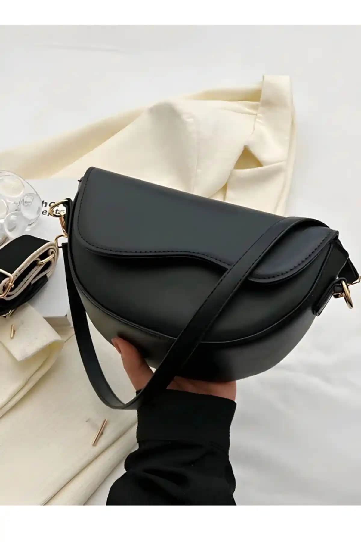 HAPBUY Kadın Omuz Çantası: Şık ve Dayanıklı Suni Deri Tasarımıyla Günlük ve Özel Kullanım İçin Uygun