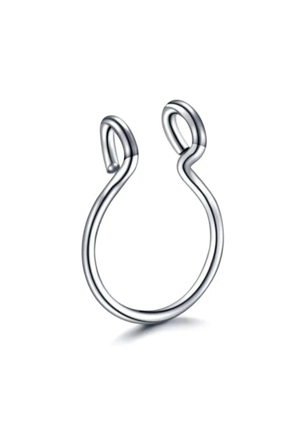 Jaida Moda Unisex 316L Cerrahi Çelik Burun Septum Halka Tasarımı ve Kullanım Özellikleri