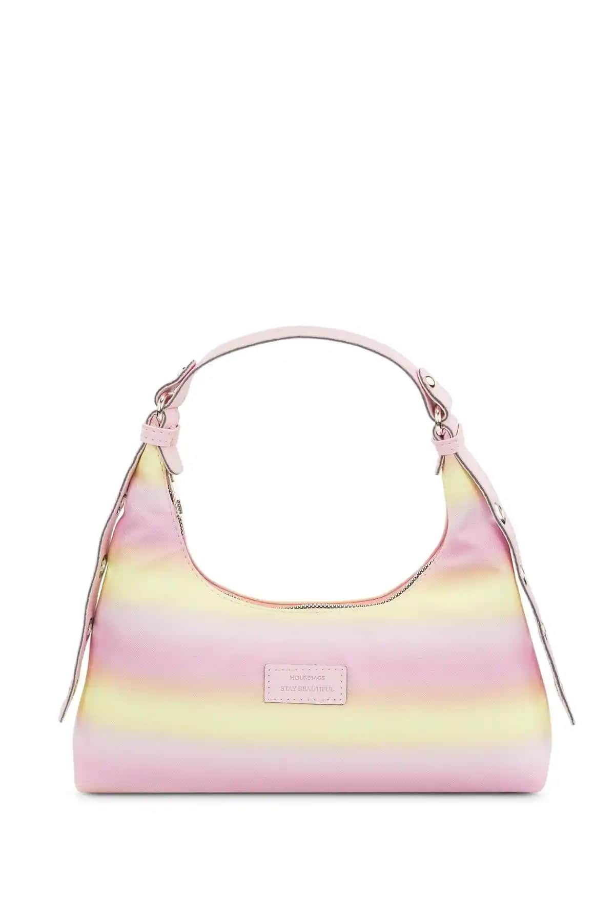 Kadın Çok Renkli Sarı Baguette Çanta: Şık ve Pratik Günlük Kullanım Aksesuarı