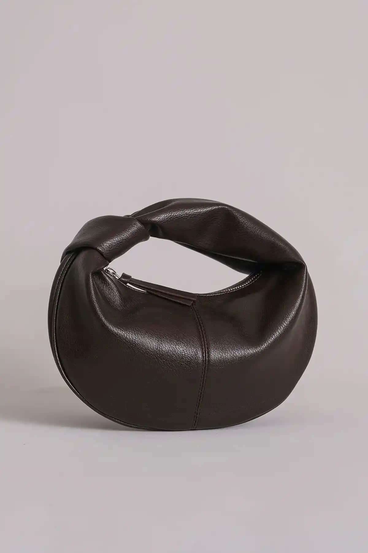 Kadın Mini Jordie El Çantası Kahverengi Şık ve Dayanıklı Günlük Kullanım Çantası