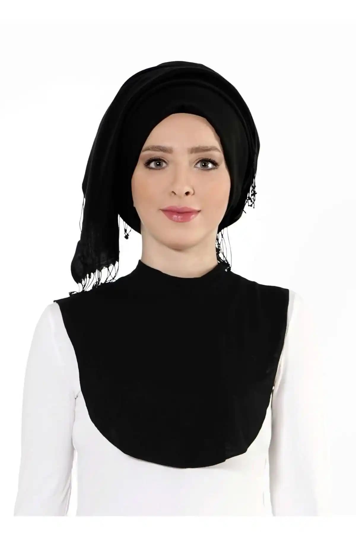 Kadın Tesettür Boyunluk Siyah: Şık ve Konforlu Tasarım ile Günlük Kullanım İçin Uygun