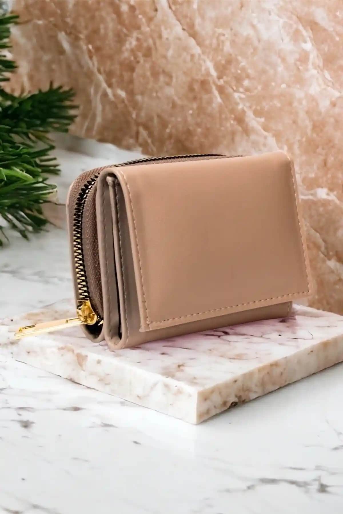 Kadınlar İçin Şık ve Fonksiyonel Fermuarlı Bozuk Para Bölmeli Cüzdanlar