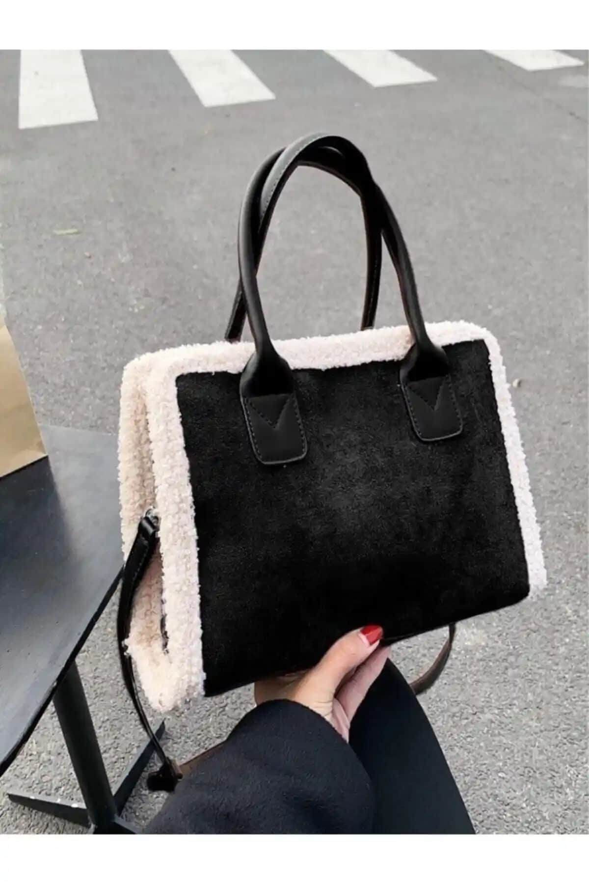 Katusa STD Siyah Nubuk Askılı Omuz Çantası: Şık ve Fonksiyonel Günlük Kullanım Ürünü