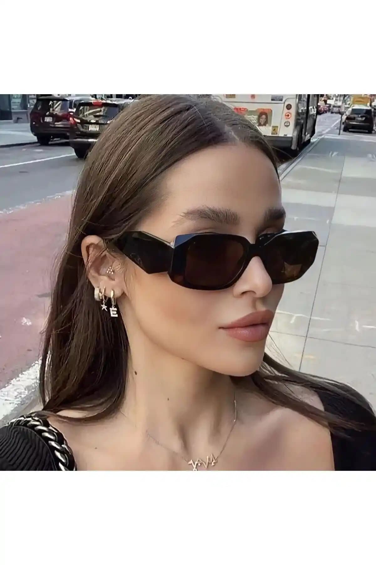 Kinary Unisex Güneş Gözlüğü Kahve Parlak 1038 Şıklık ve Kalitenin Buluşması