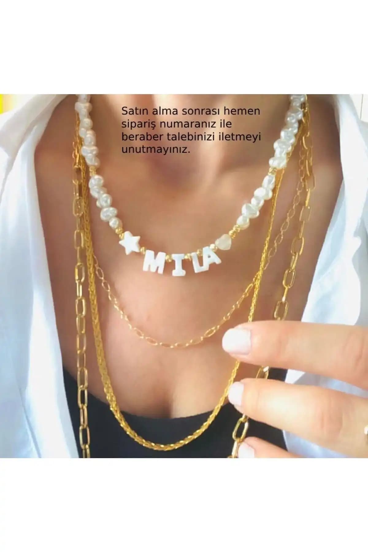 Kişiye Özel İsimli İnci Kolye: Zarif ve Anlamlı Takı Seçenekleri