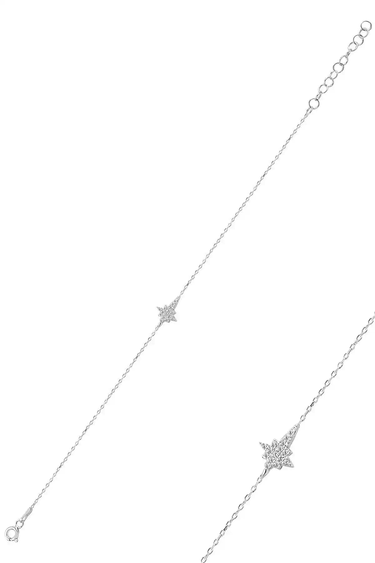 Kutup Yıldızı Bileklik: Zarif ve Dayanıklı 925 Ayar Gümüş Takı Seçeneği