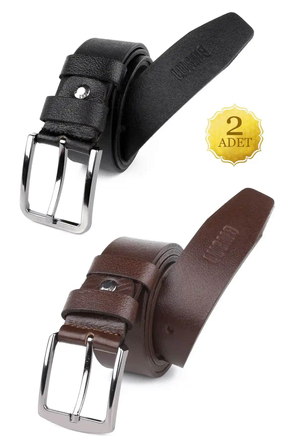 LUGMO Hakiki Deri Erkek Kemerleri - Şıklık ve Dayanıklılığı Bir Arada Sunar