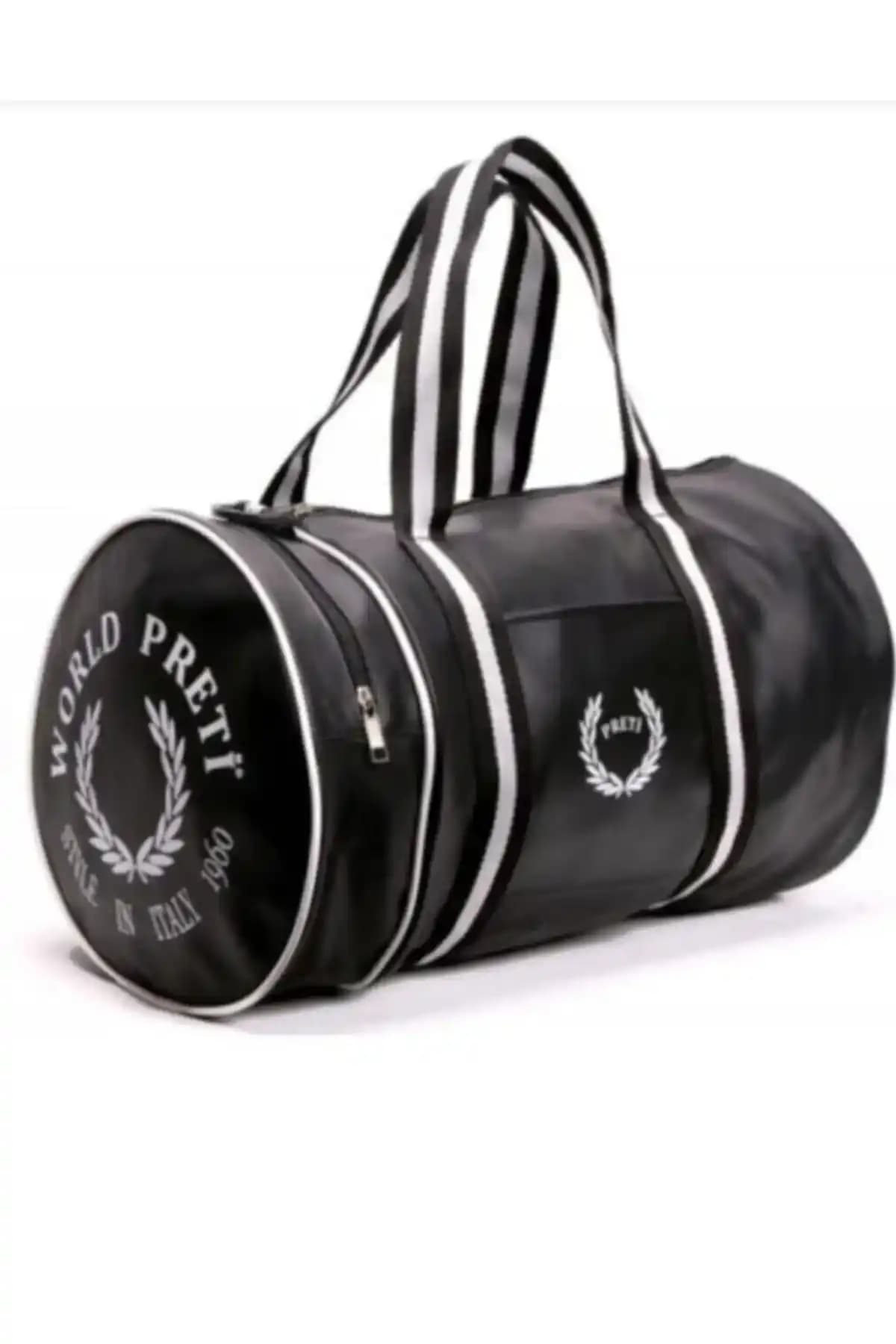 LYX Siyah Unisex Spor Çantası: Dayanıklı ve Şık Tasarım ile Günlük ve Spor Kullanımı