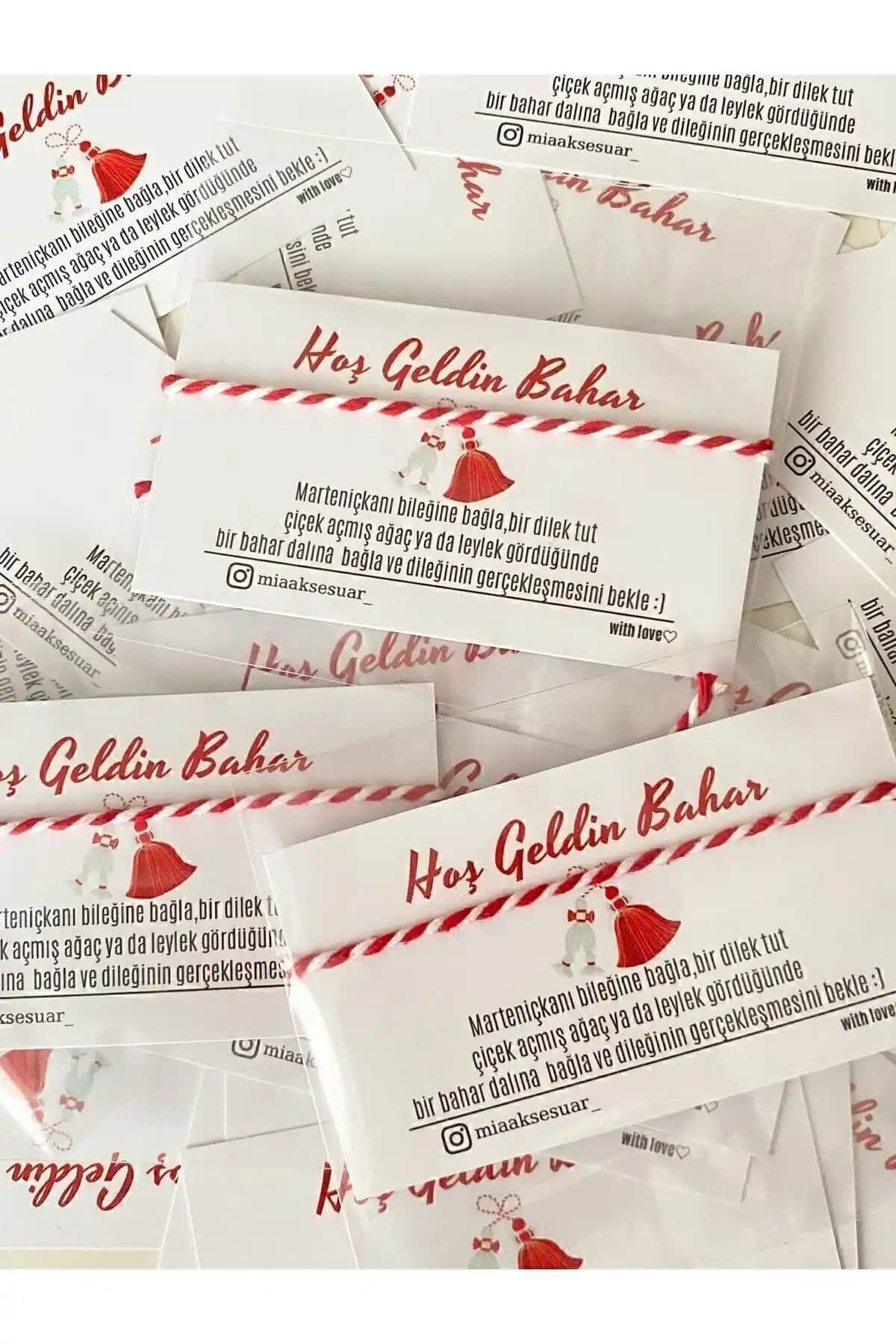 Mia Aksesuar 10'lu Kartlı Marteniçka Seti Baharın Canlandırıcı Simgesi