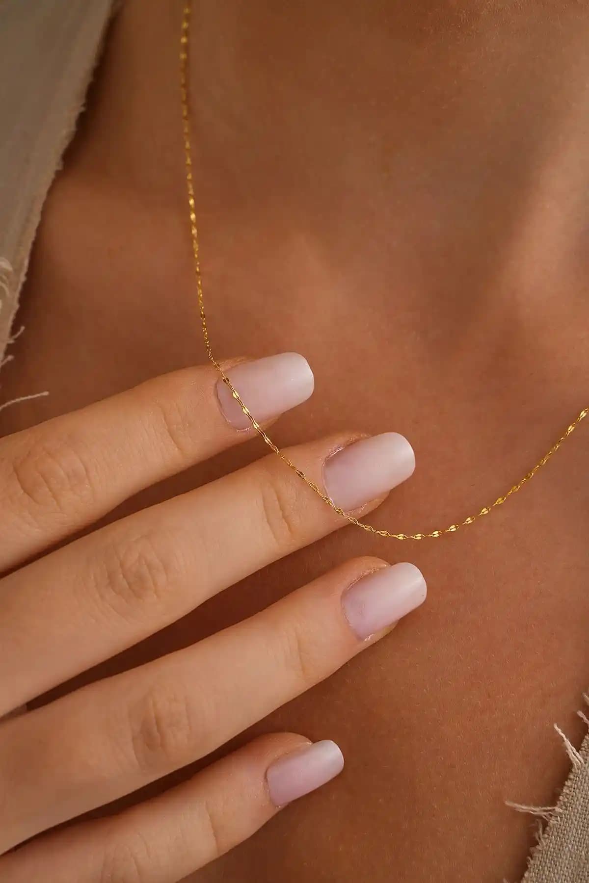 MİLET KUYUMCULUK 14 Ayar Altın İnce Zincir Kolye Şıklık ve Kalite Bir Arada