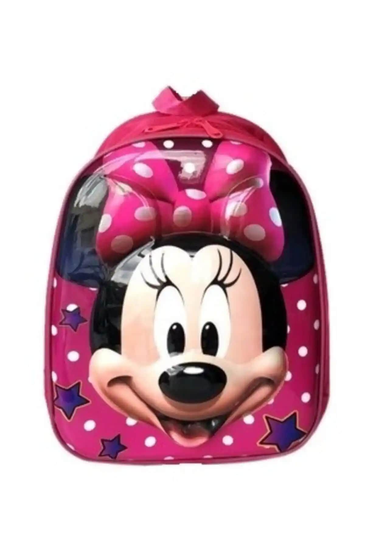Minnie Mouse 5D Kabartmalı Anaokulu Çantası Çocuklar İçin Şık ve İşlevsel Tasarım