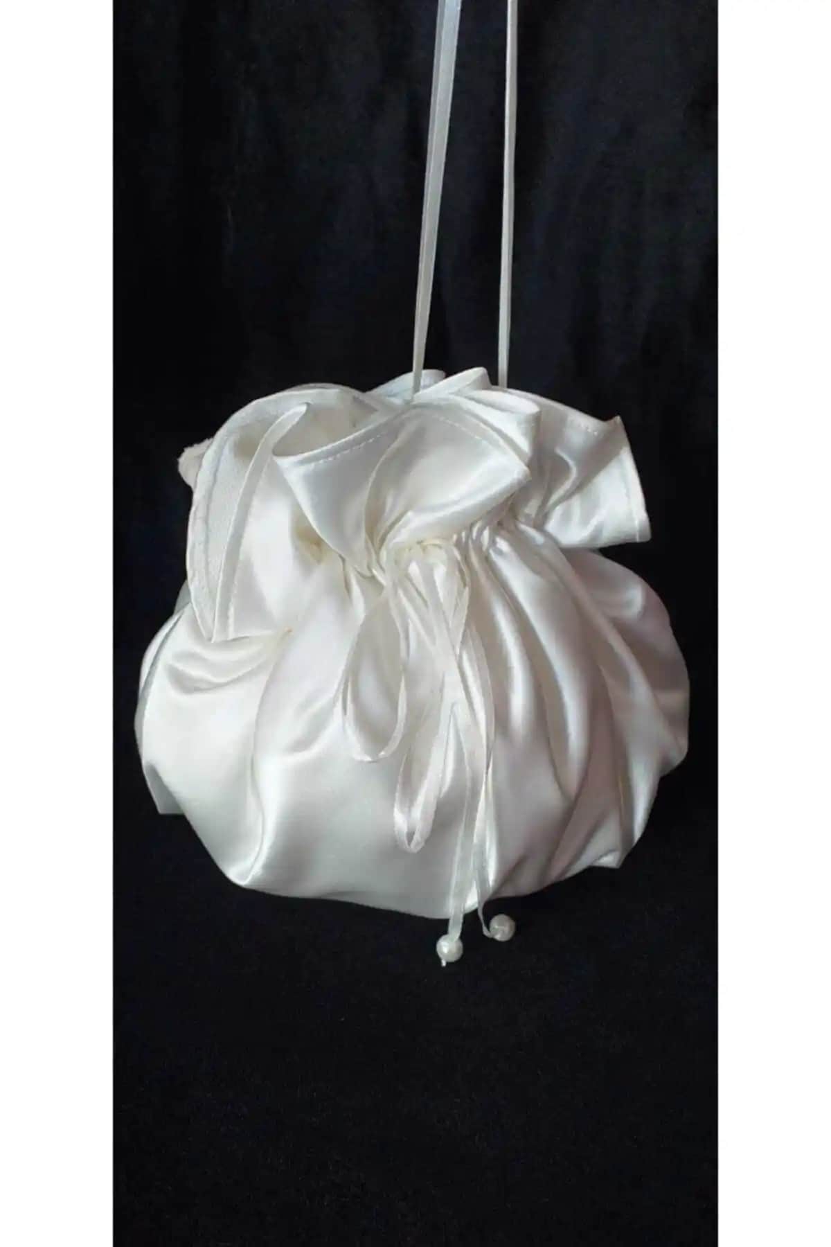 Moda Nur Kids Kız Gelin Takı Kesesi Şık ve Kullanışlı Orta Boy Takı Saklama Çantası