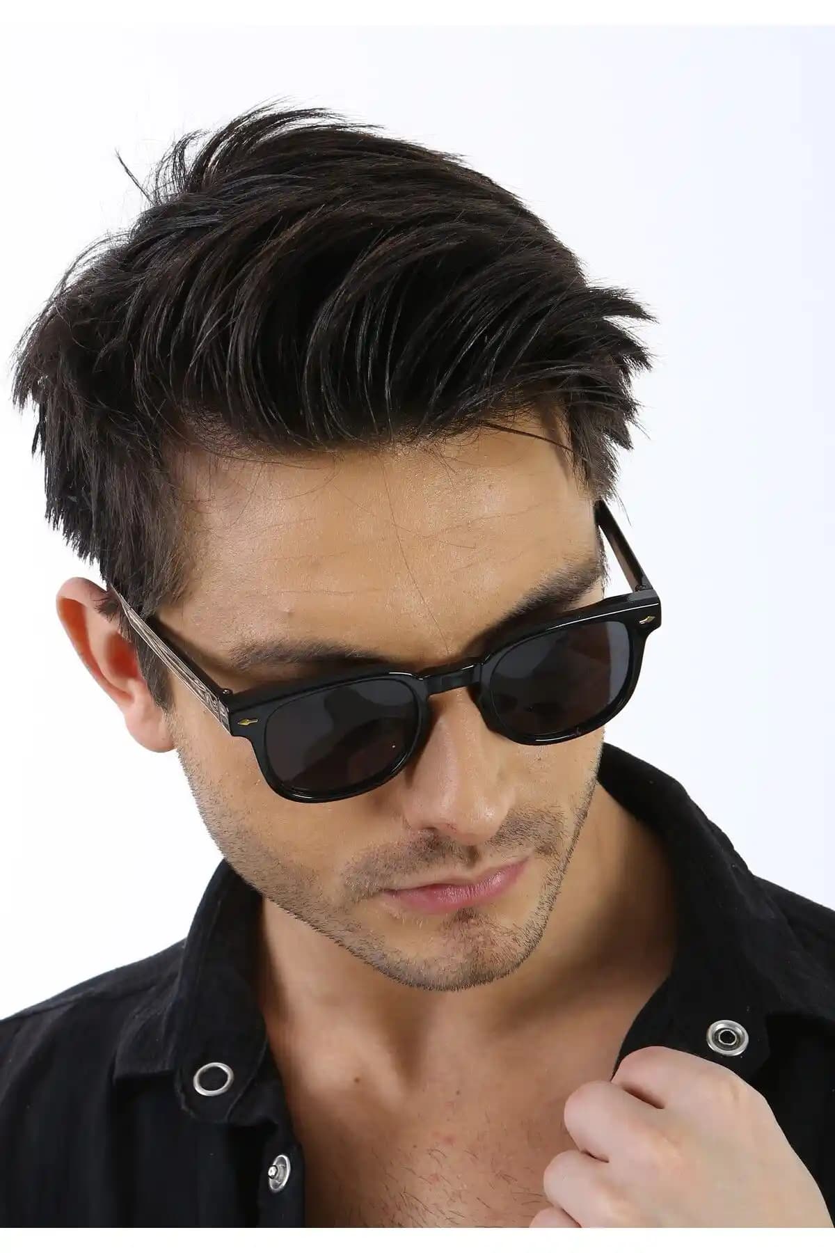 ModaLand UV 400 Siyah Erkek ve Kadın Güneş Gözlüğü Şık ve Koruyucu Tasarım, Dayanıklı ve Konforlu Kullanım