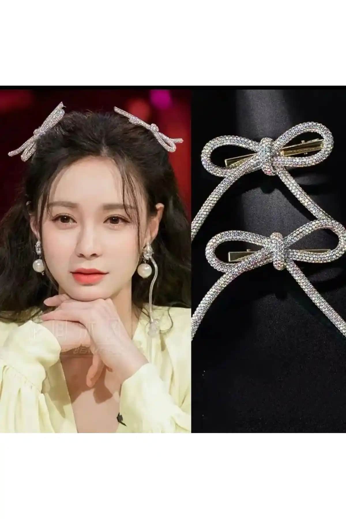 Monalisa Kadın Kristal Taşlı Gülaş Fiyonk Toka: Zarif ve Şık Saç Aksesuarı Seçenekleri