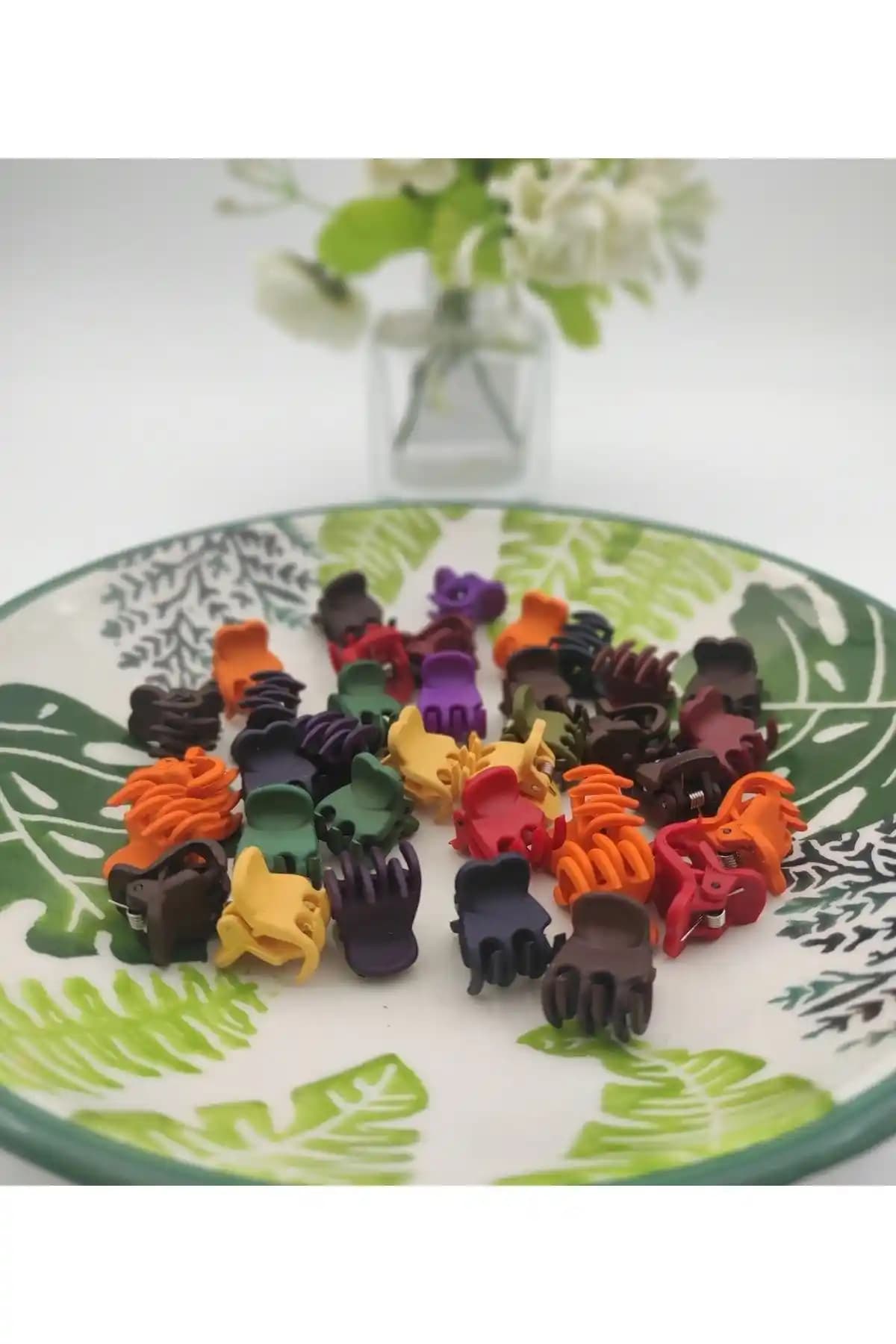 Monalisa Kadın Minik 12'li Toka Seti: Şık ve Pratik Saç Aksesuarları