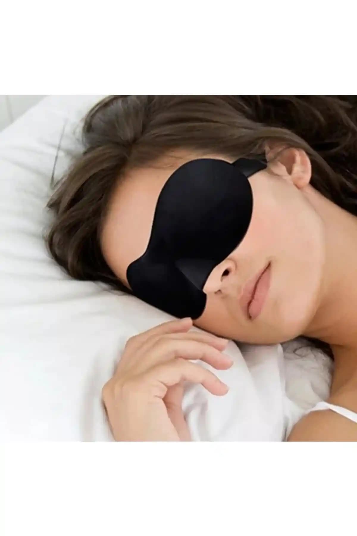 Monalisa Kadın Siyah Uyku Bandı: Şık ve Konforlu Uyku Deneyimi Sağlayan Tasarım