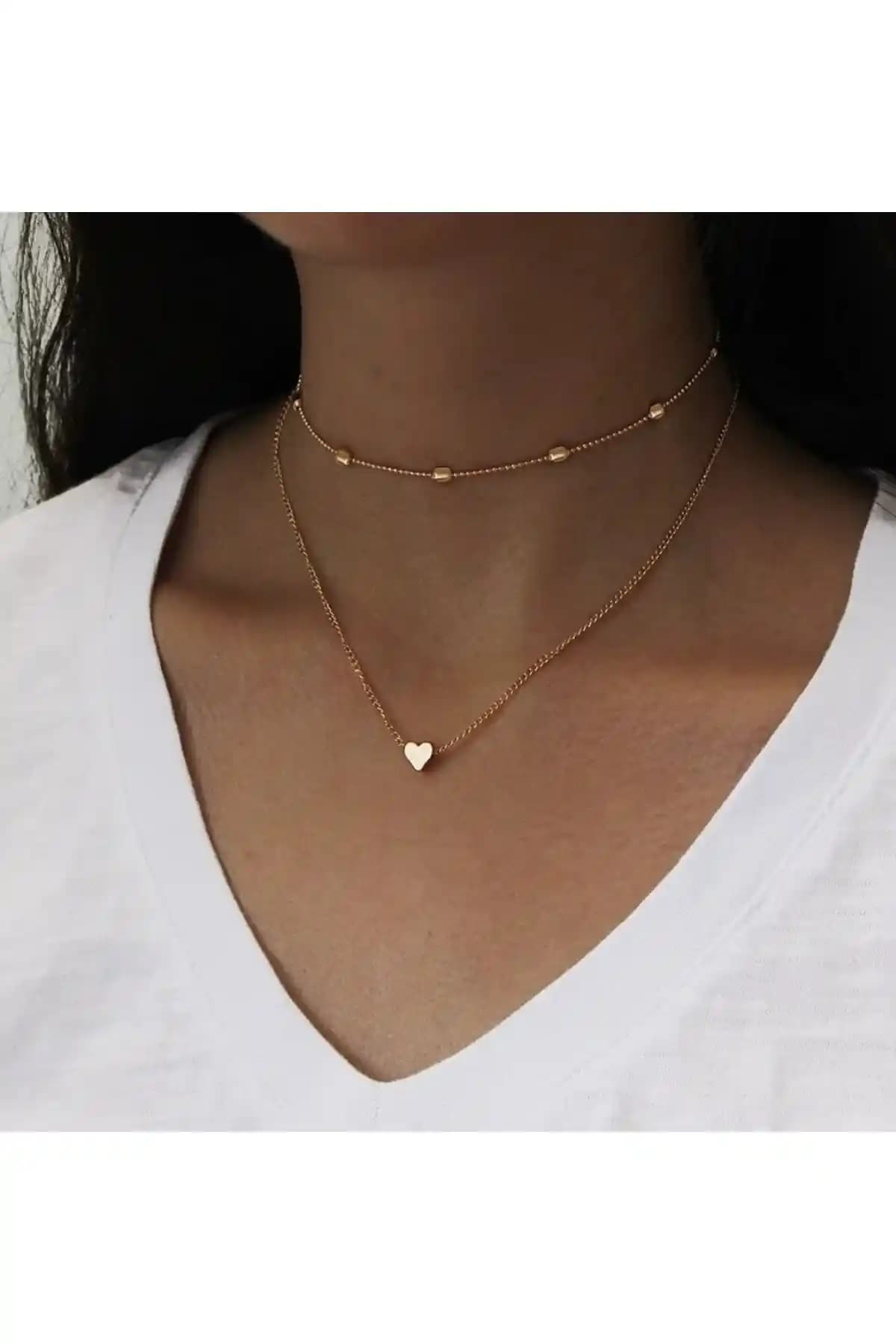 Monalisatoka Kadın Altın Kalp Kolye: Zarif ve Uygun Fiyatlı Takı Seçeneği