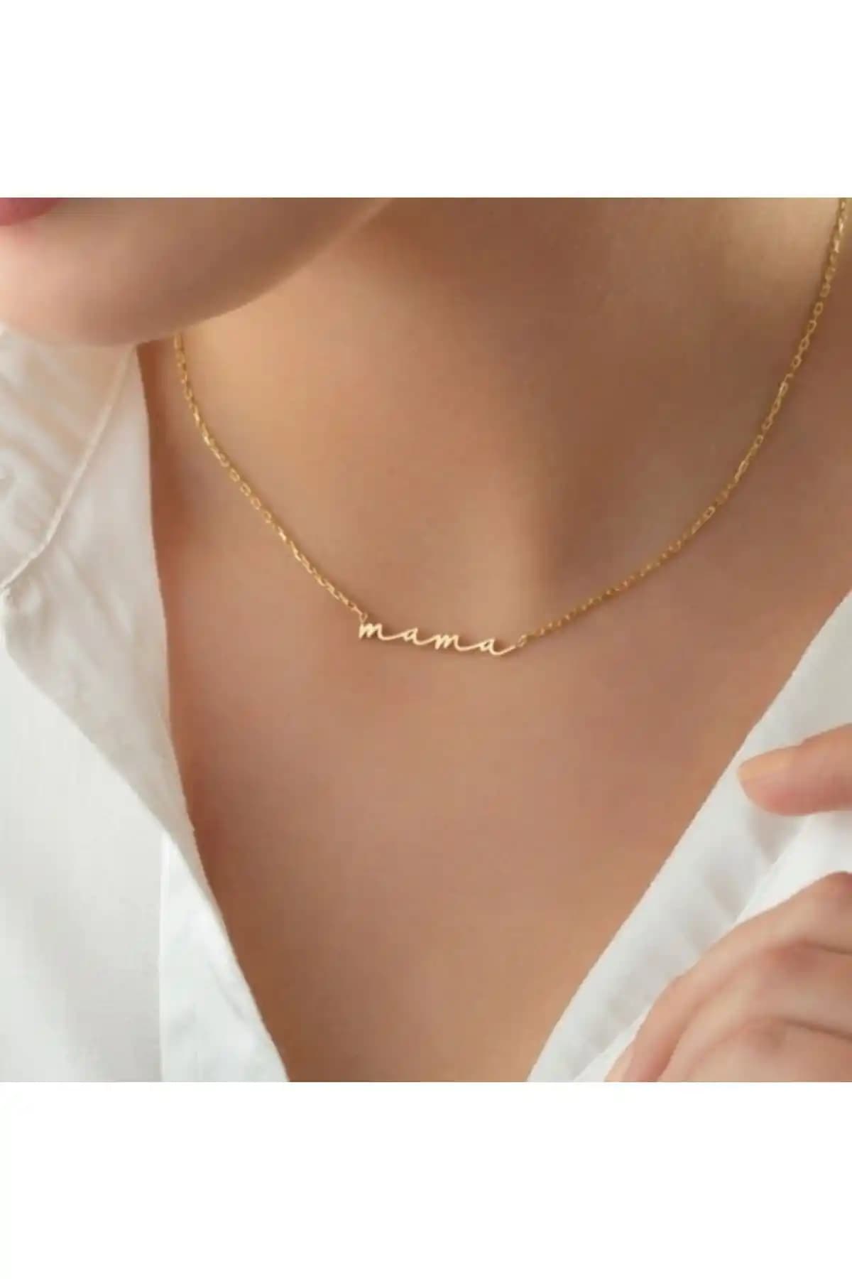 Moria Silver Mama Kolye 925 Gümüş ve Doğal Taş Detaylarıyla Şıklık Yaratır