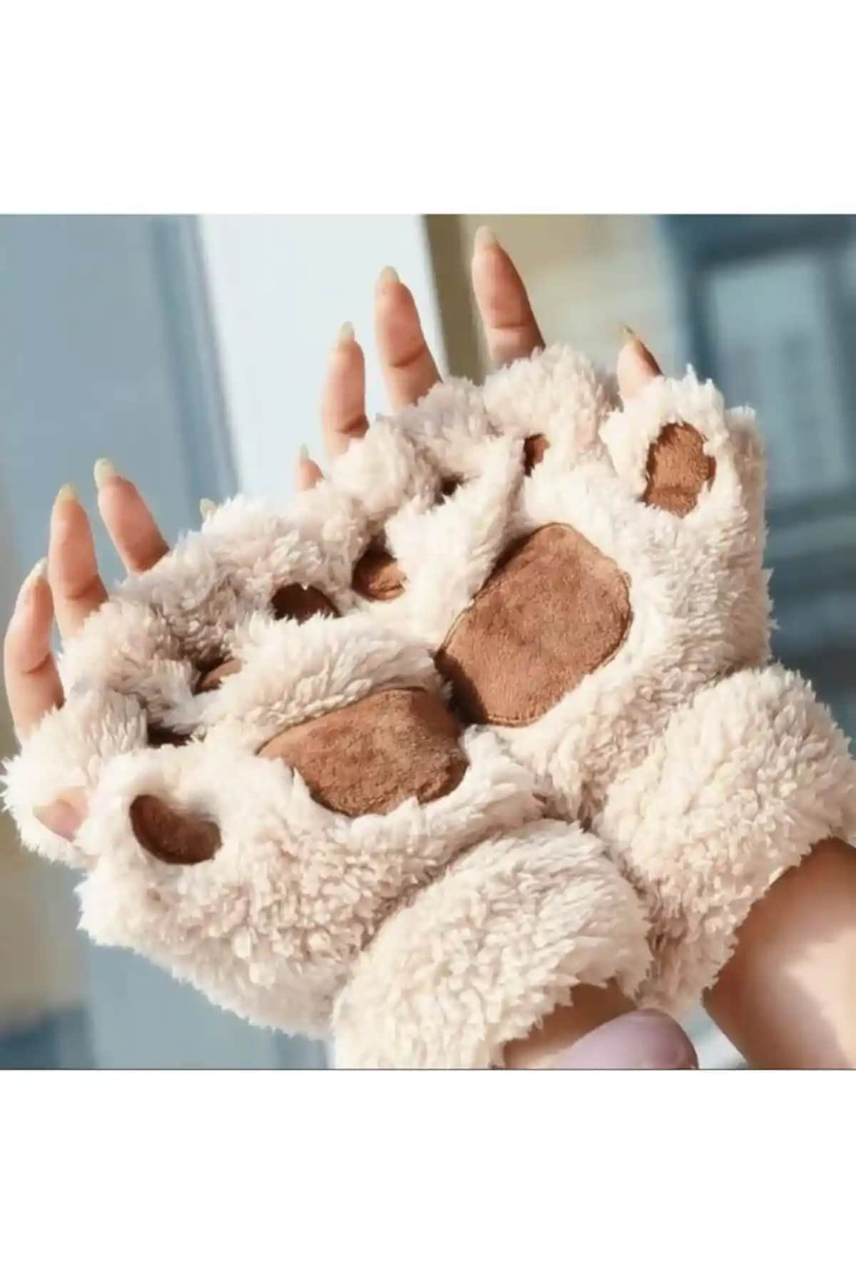 Nanelimonshop Siyah Sütlü Kahve Pati Eldivenleri Şıklık ve Konfor Sunar