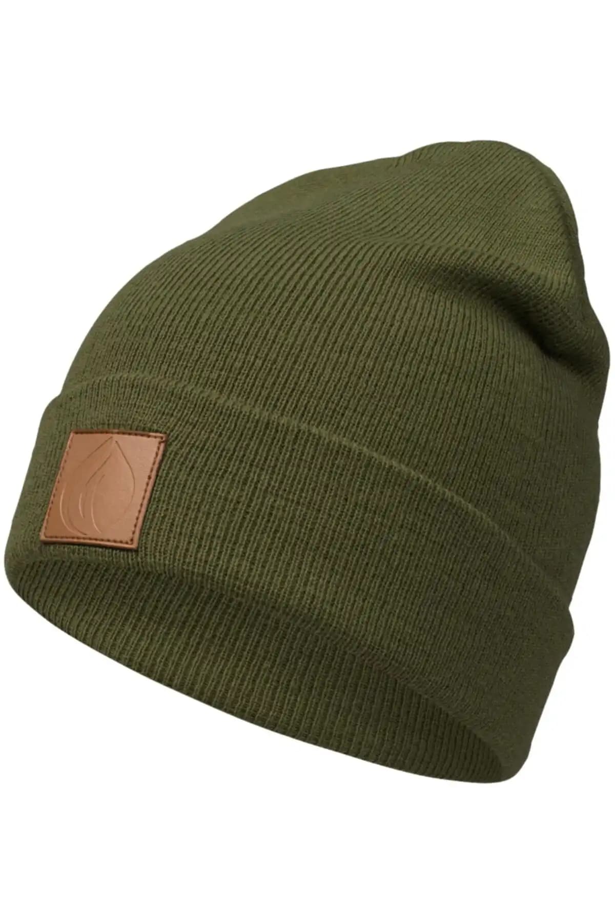 Nettofit unisex haki yün bere şıklık ve konforu bir arada sunar