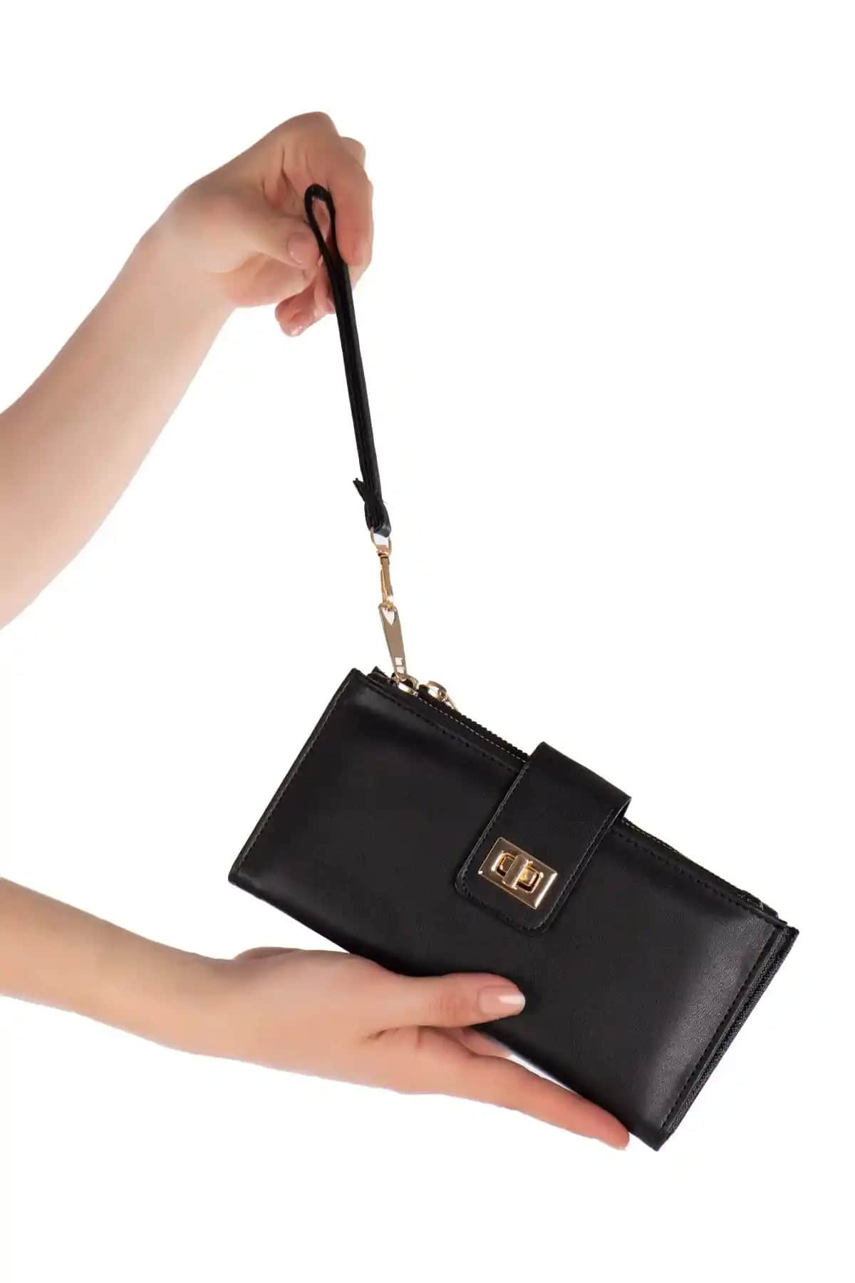 NEWISH POLO ACCESSORIES Kadın Kağıt ve Bozuk Para Bölmeli Şık ve Pratik Cüzdan