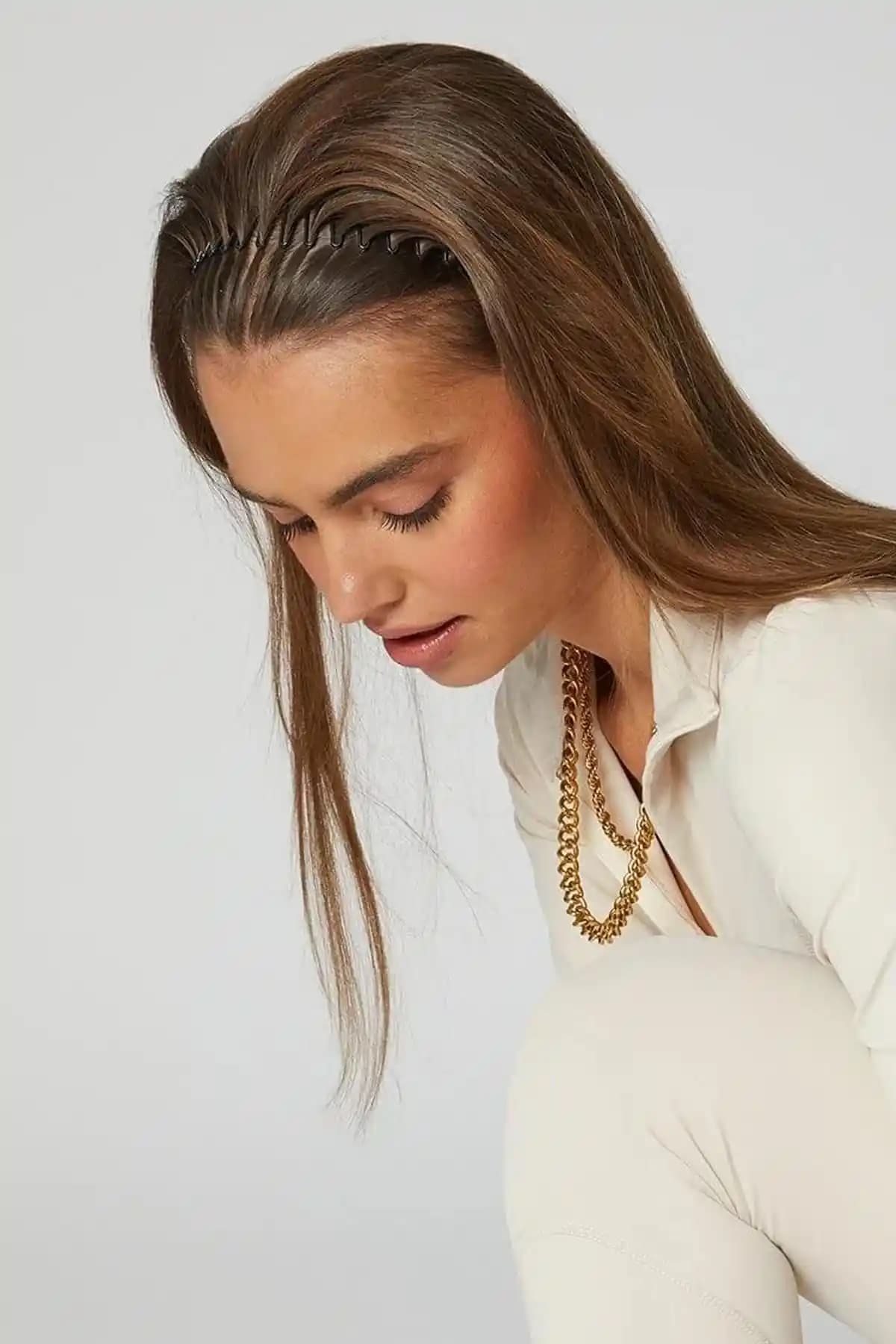 Obsession Accordion Saç Tacı 2'li Paket Modern ve Rahat Şıklık İçin Uygun