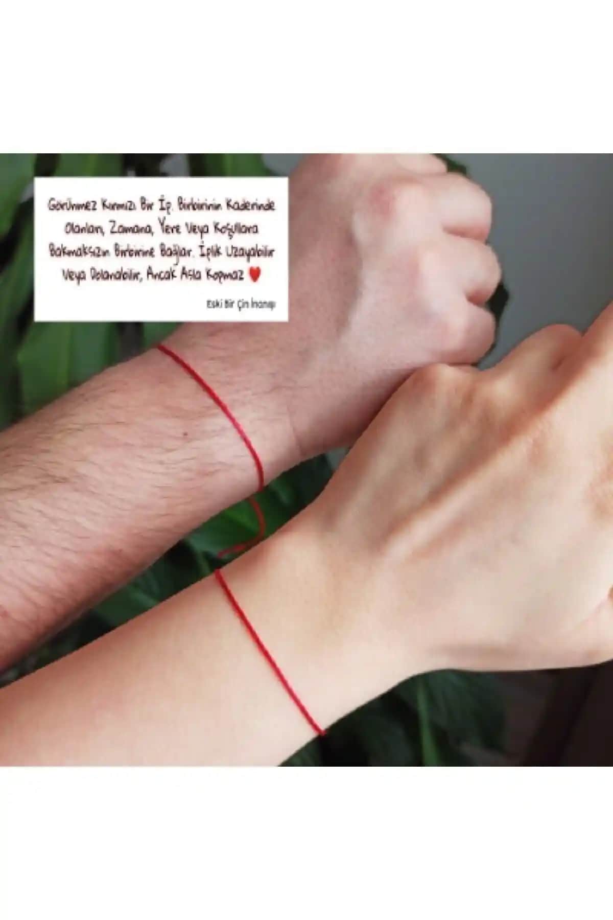 Red String Kırmızı İp Çift Bileklik: Şıklık ve Rahatlık Sunan Moda Aksesuarı