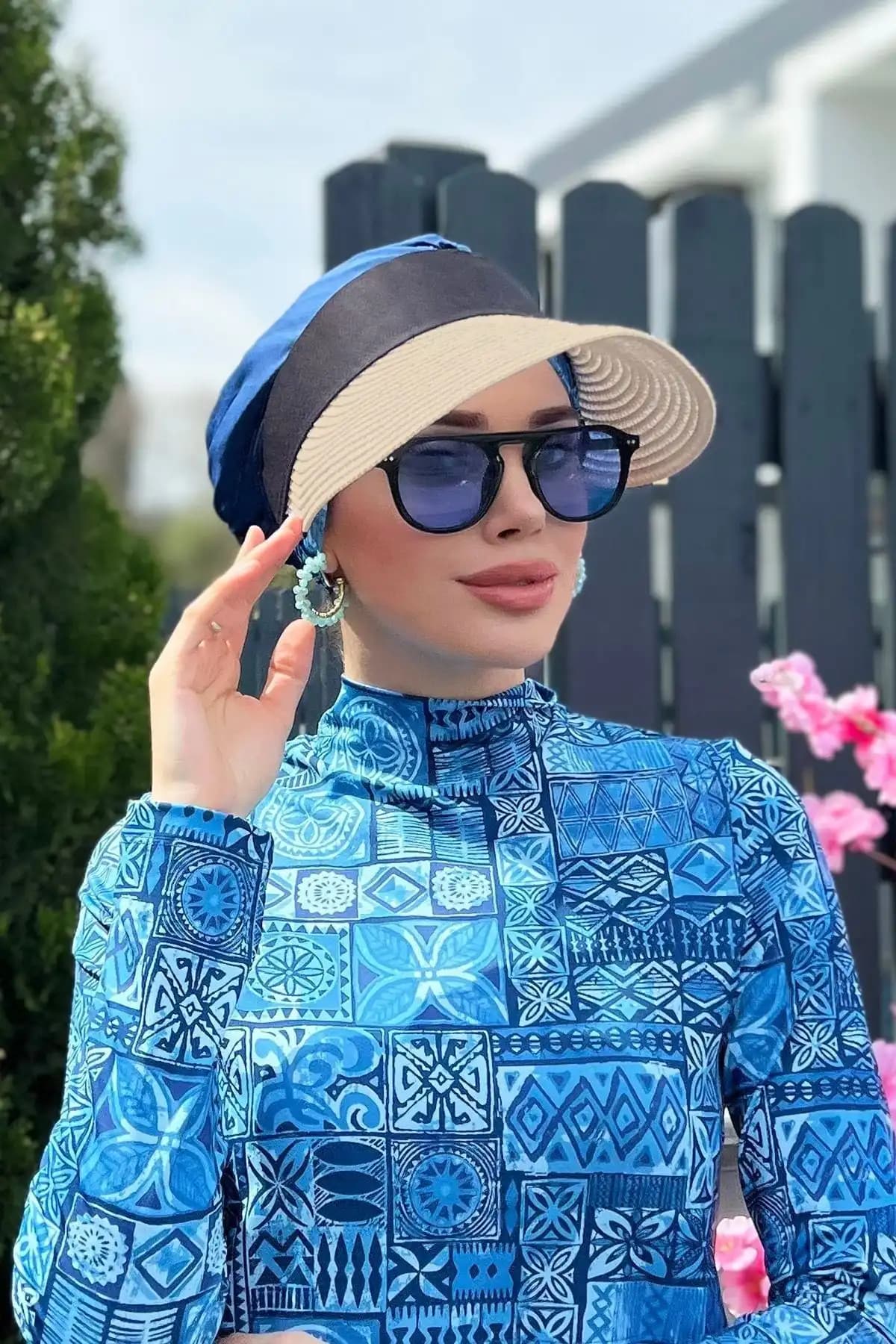 Remsa Mayo Katlanır Vizör Hasır Şapka Güneşten Koruyan Şık ve Pratik Yaz Aksesuarı