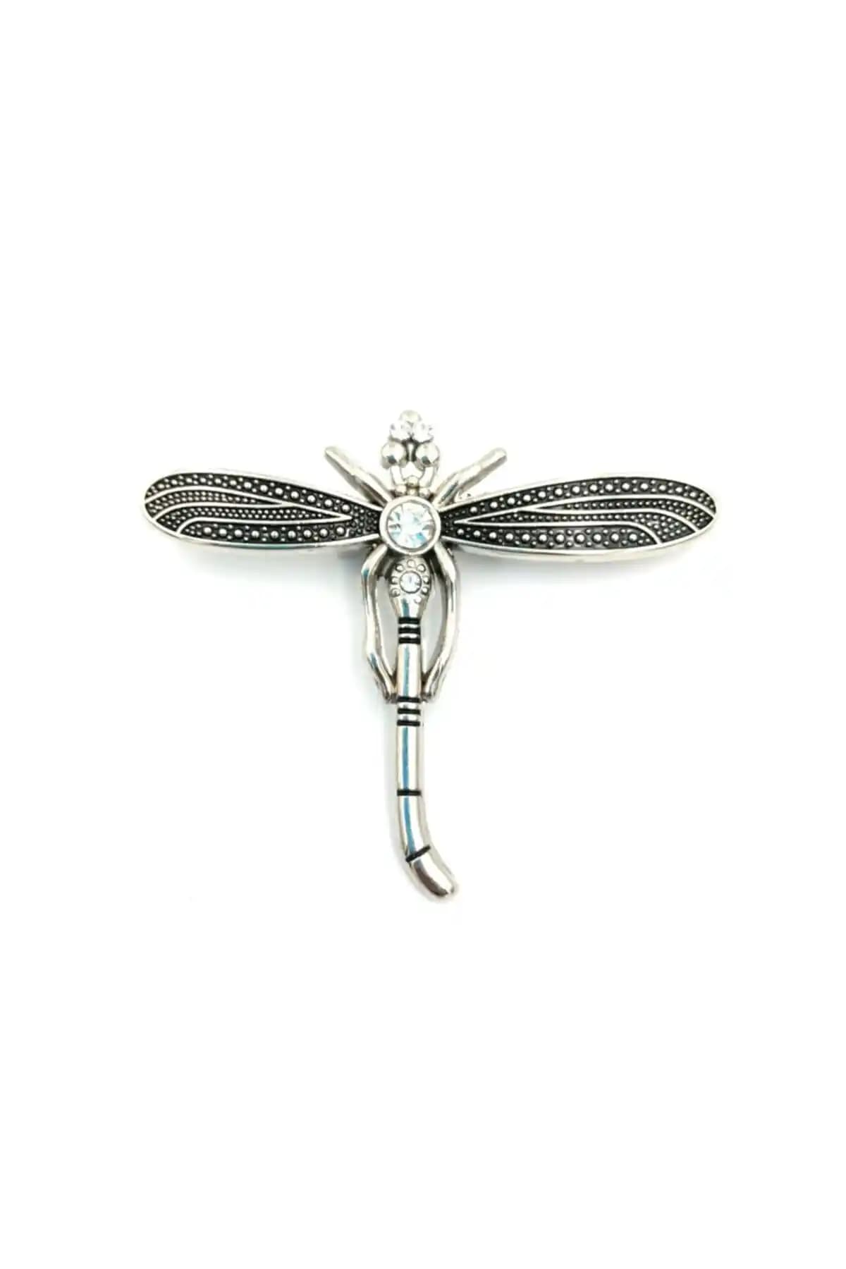 Şentürk Gü<müş> Kaplama Yusufçuk Broş: Zarif ve Dayanıklı Unisex Aksesuar