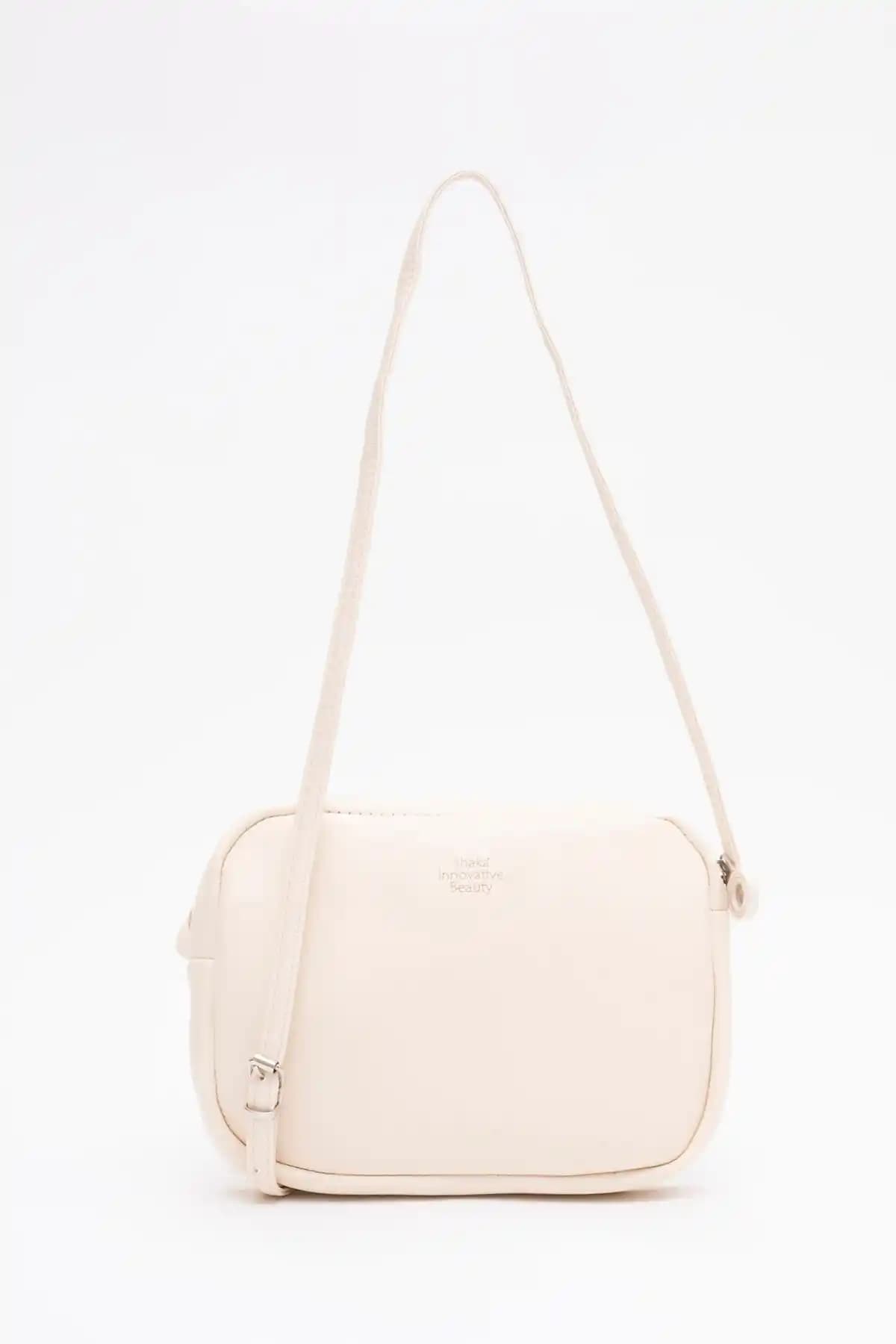 Shaka Krem U23 Kadın Mini Urban Çanta Modern ve Şık Tasarımıyla Günlük Kullanım İçin Uygun