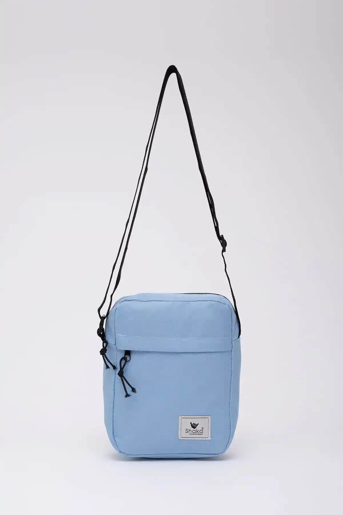 Shaka Mavi U12 Imperteks Kumaş Omuz Çantası Günlük Kullanım İçin Şık ve Dayanıklı Tasarım