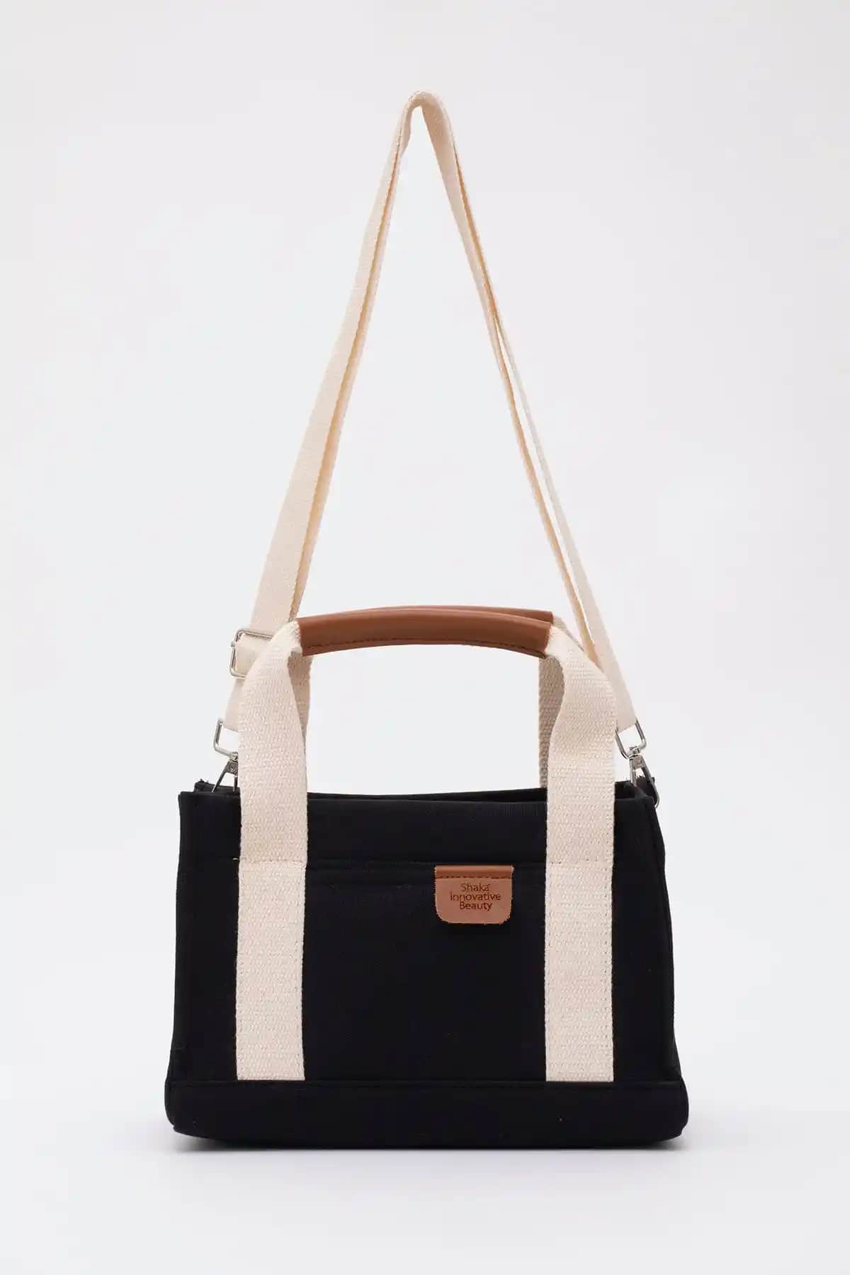 Shaka Siyah Çok Fonksiyonlu Çanta SHK138 Günlük ve Şık Kullanım İçin Uygun