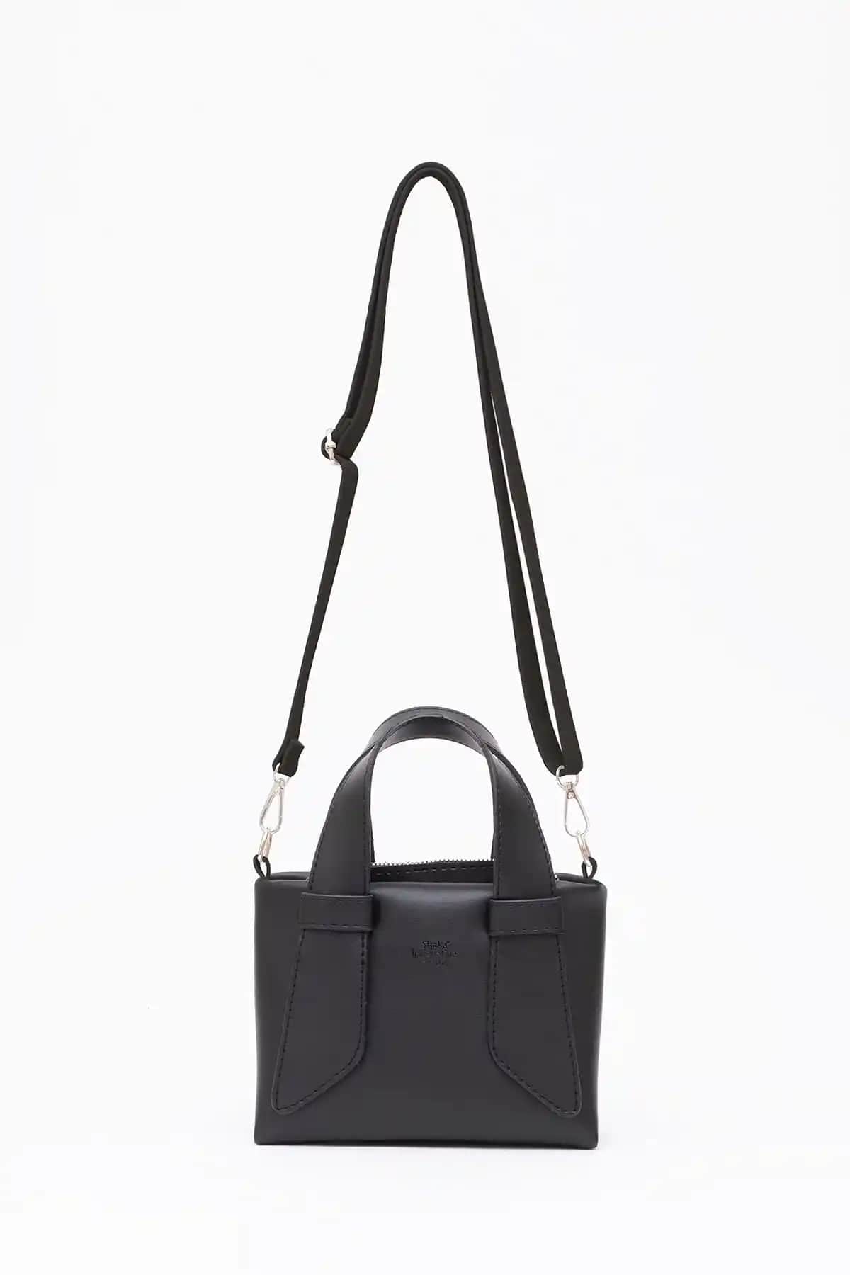 Shaka Siyah Suni Deri Tek Bölmeli Çift Askılı Günlük Çanta Özellikleri ve Kullanım Avantajları