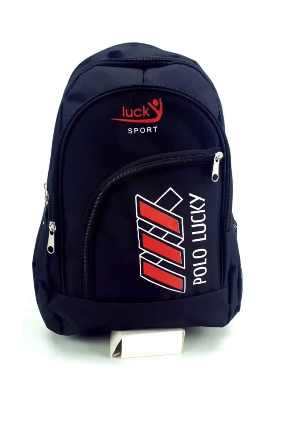 Siyah Kırmızı Gençler İçin Şık ve Dayanıklı Okul Sırt Çantası 45-49,9 Litre Kapasiteyle