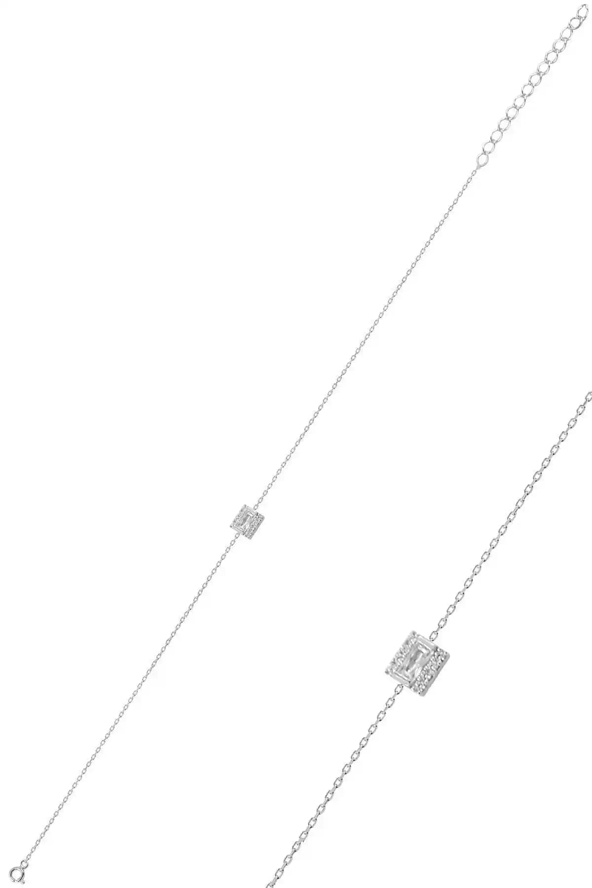 Söğütlü Silver Rodyumlu Baget Gümüş Bileklik: Zarif ve Dayanıklı Takı Seçeneği